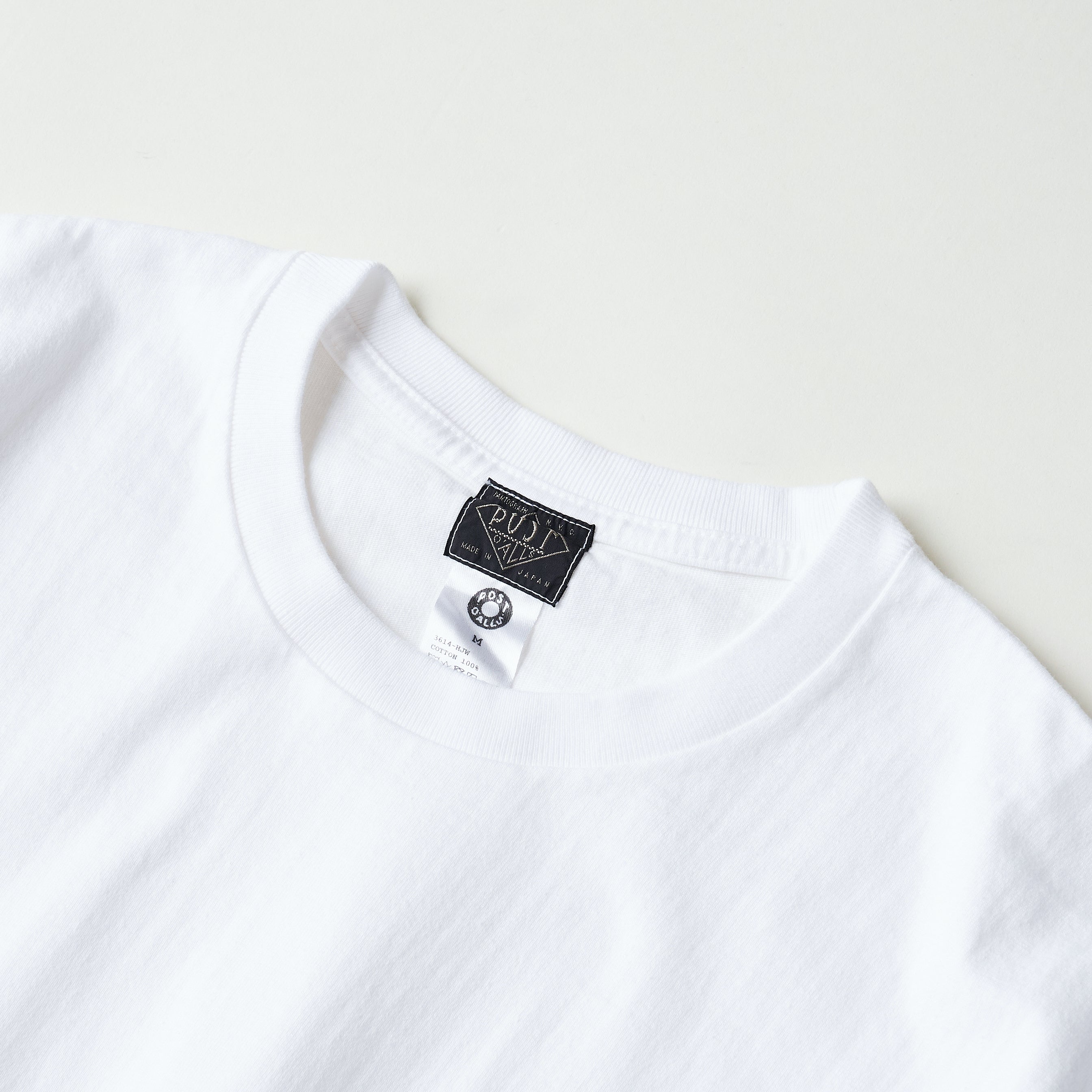 #3614 Crew Pocket Tee HJW : heavyweight jersey white