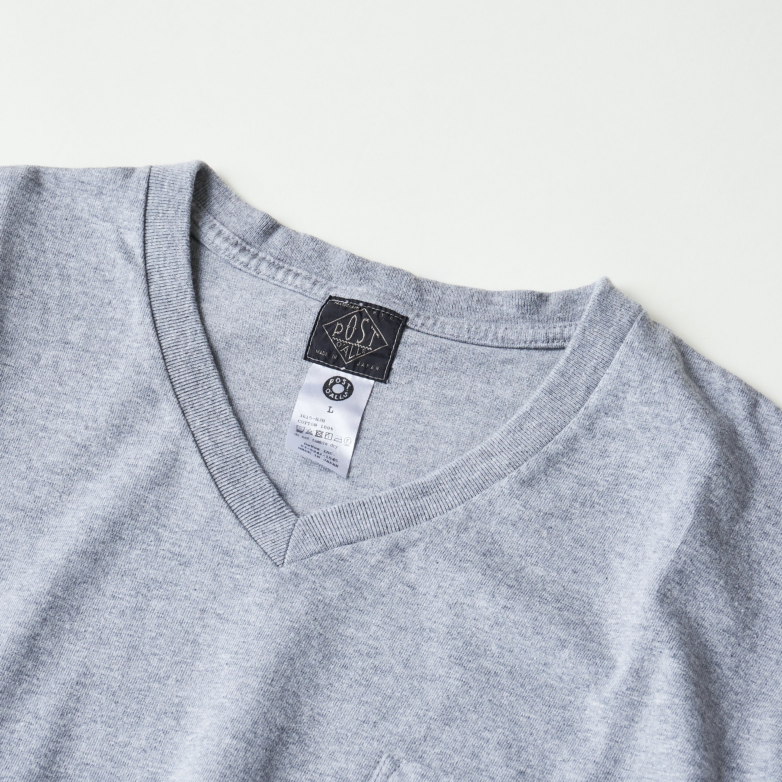 #3615 V Pocket Tee HJH : heavyweight jersey gray heather