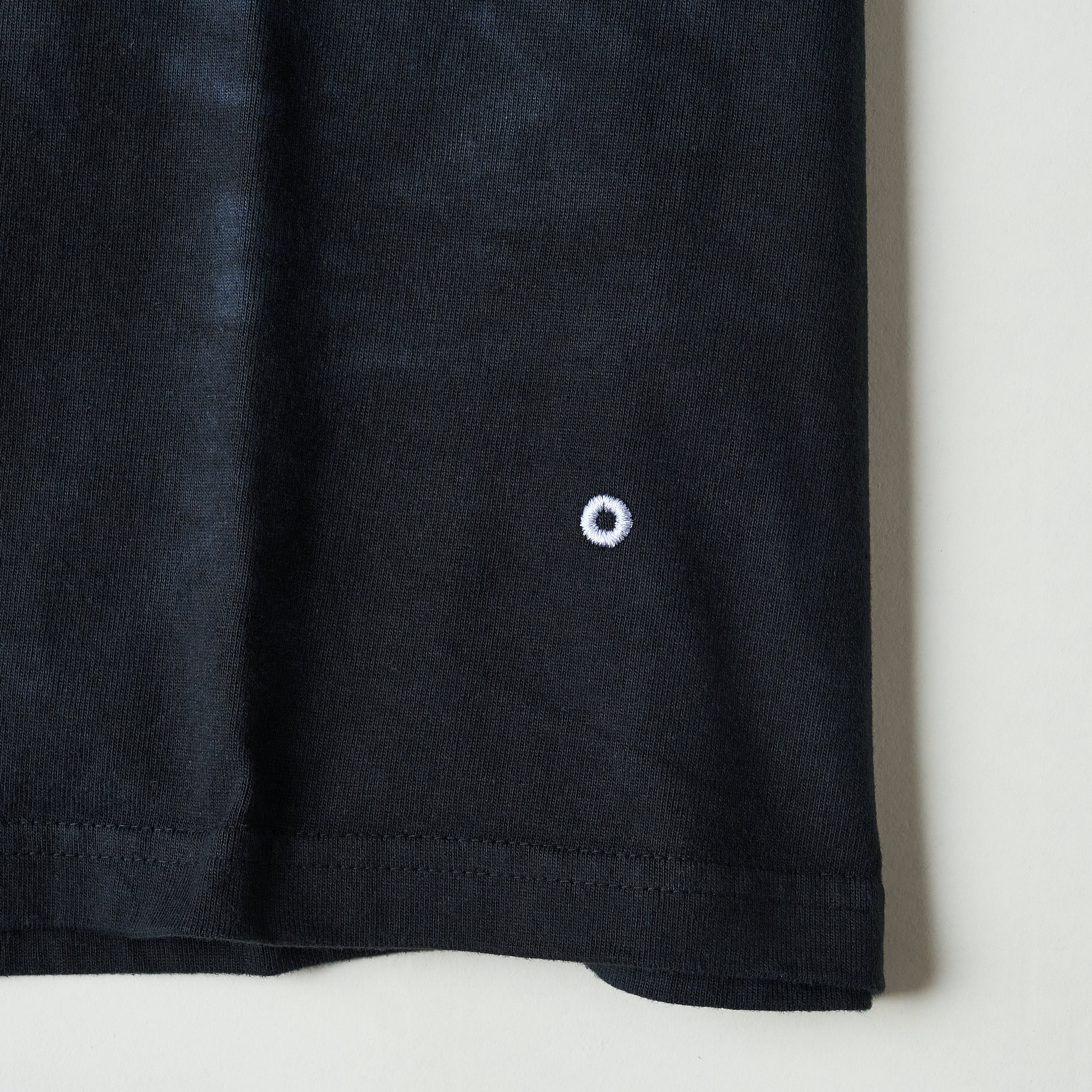 #3615 V Pocket Tee HJT1 : heavyweight jersey dk navy x grey tie dye