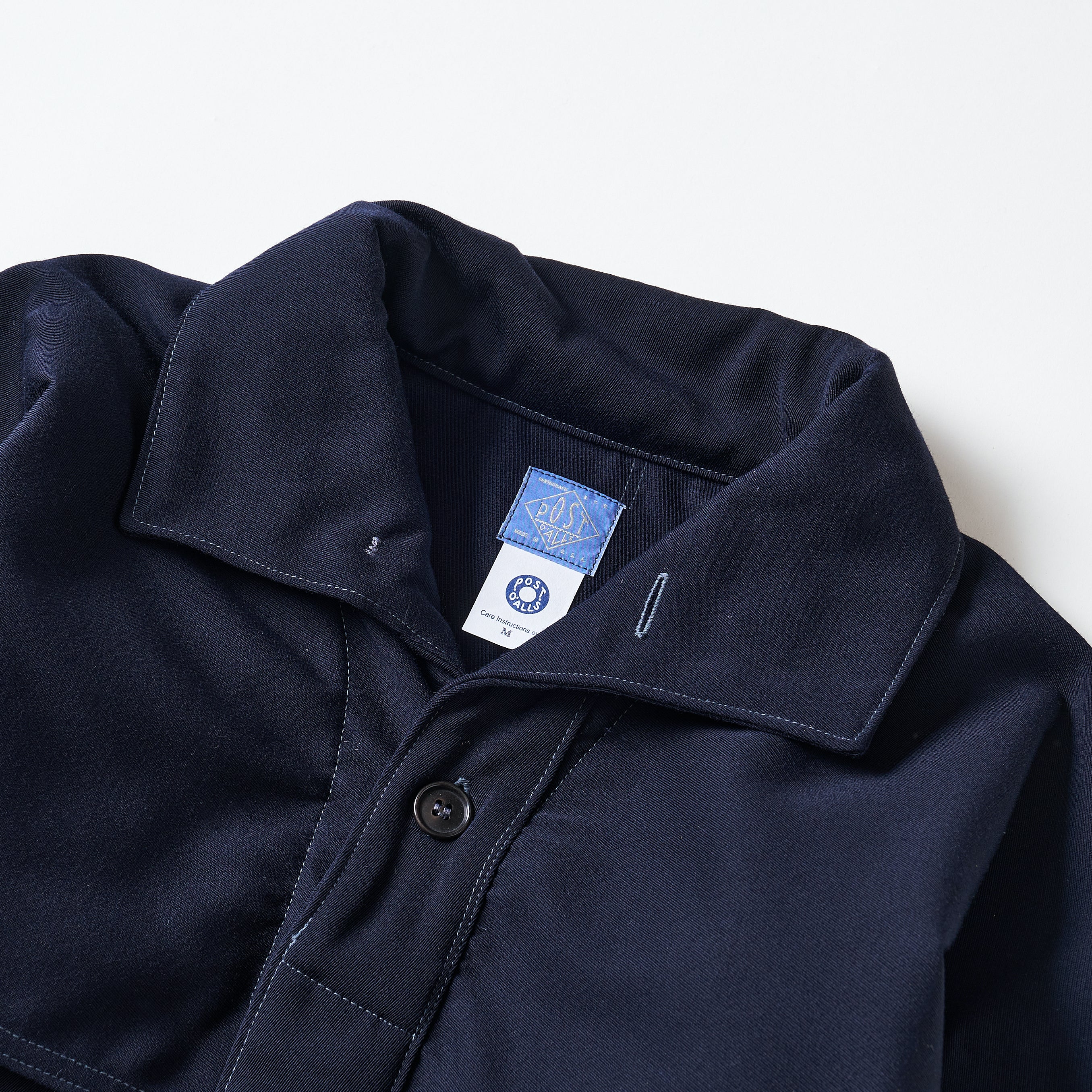 #2133 POST LOGGER / wool cavalry twill navy