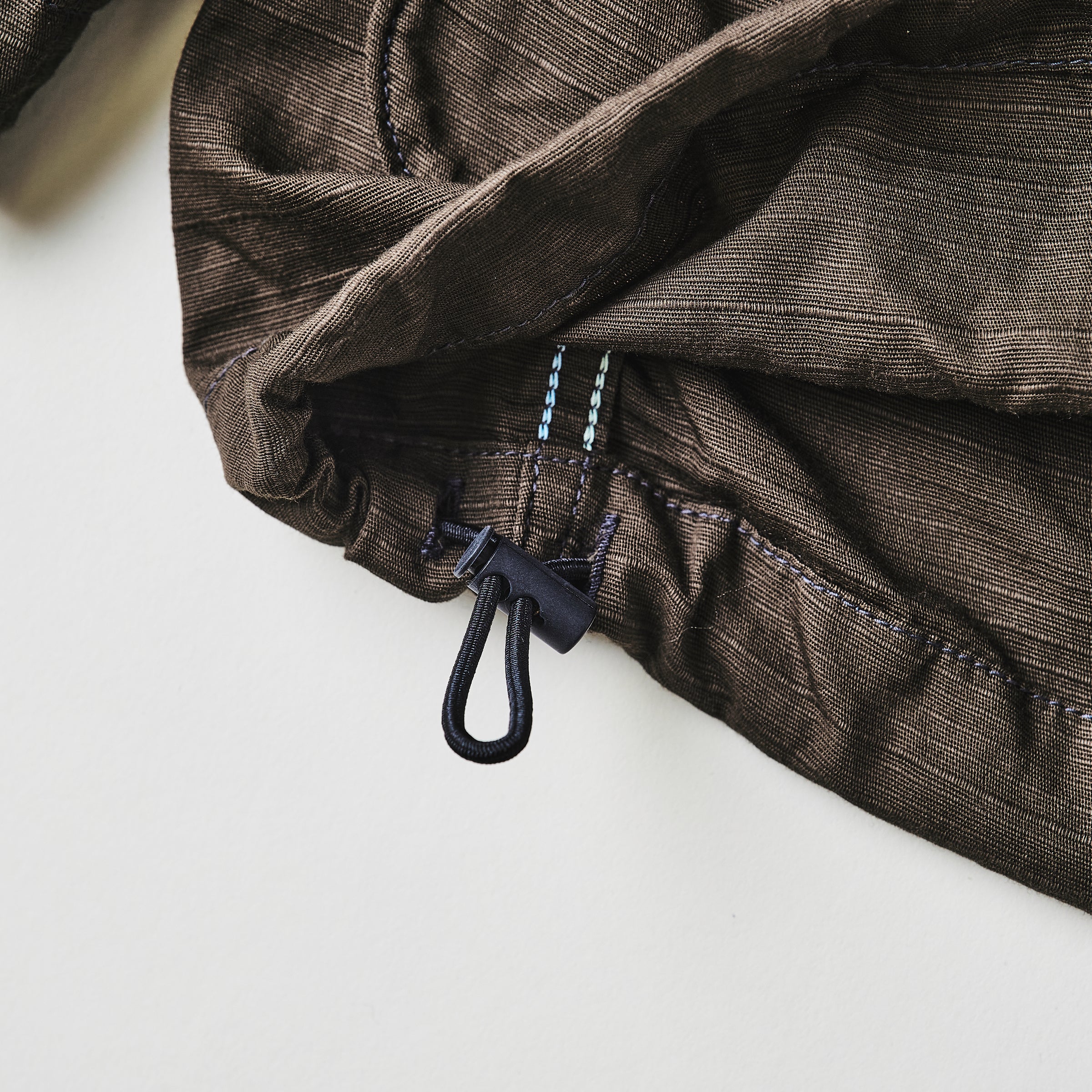 #3115-RBR DEE V : ribby twill brown