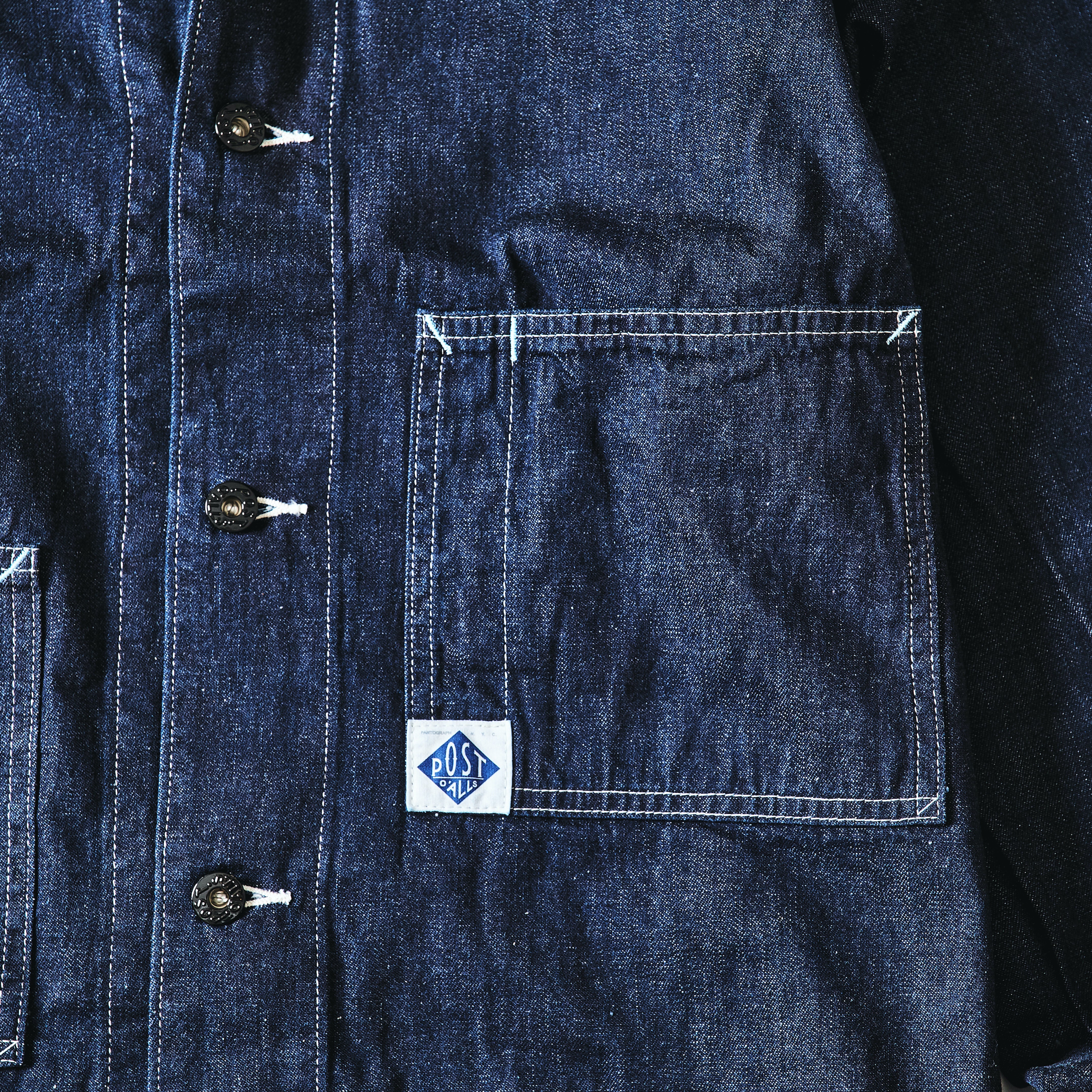 #1110-8DI MECHANIC BLOUSE : 8 oz. denim indigo