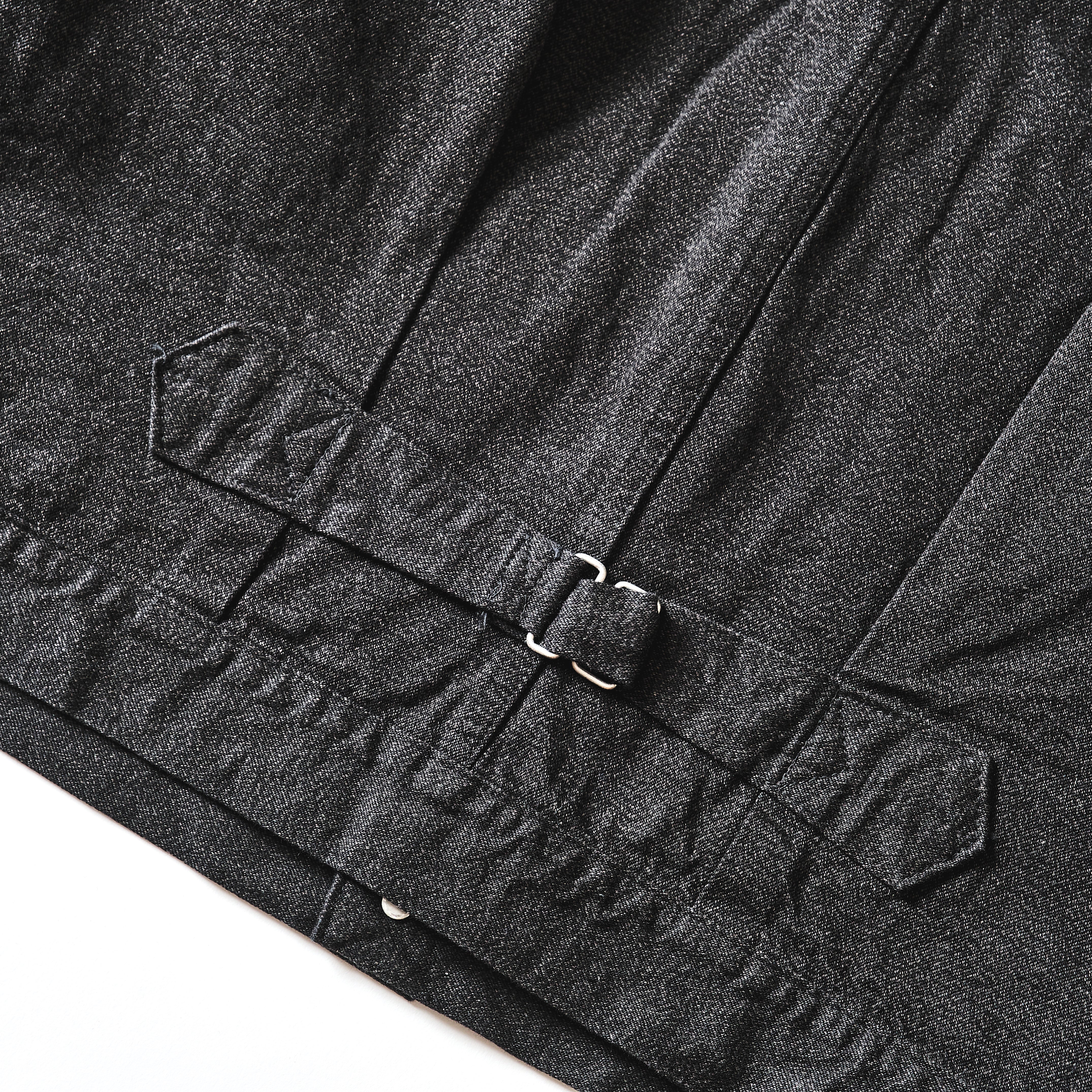 #1110-CC MECHANIC BLOUSE : cotton covert charcoal