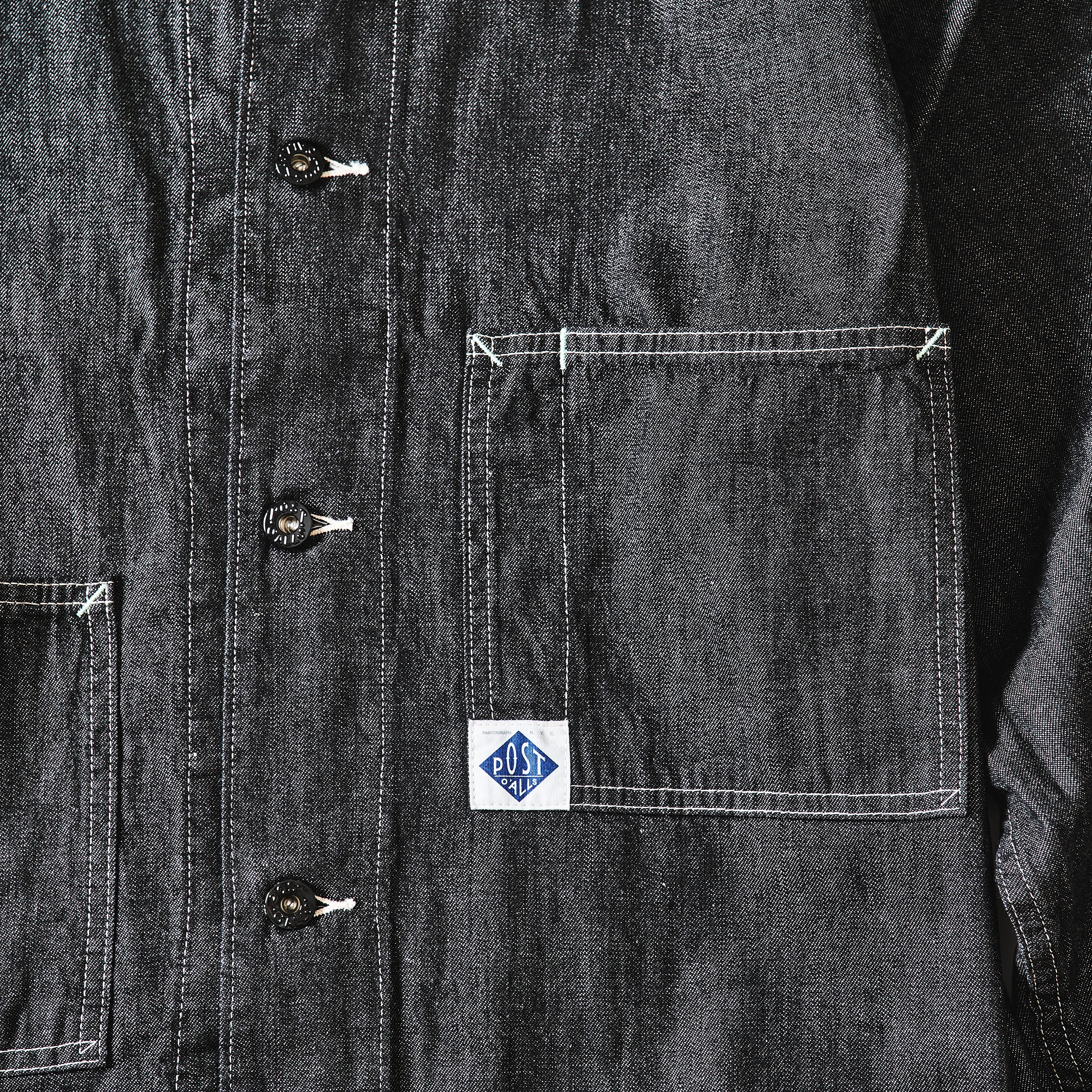 #1110-8DB MECHANIC BLOUSE : 8 oz. denim black
