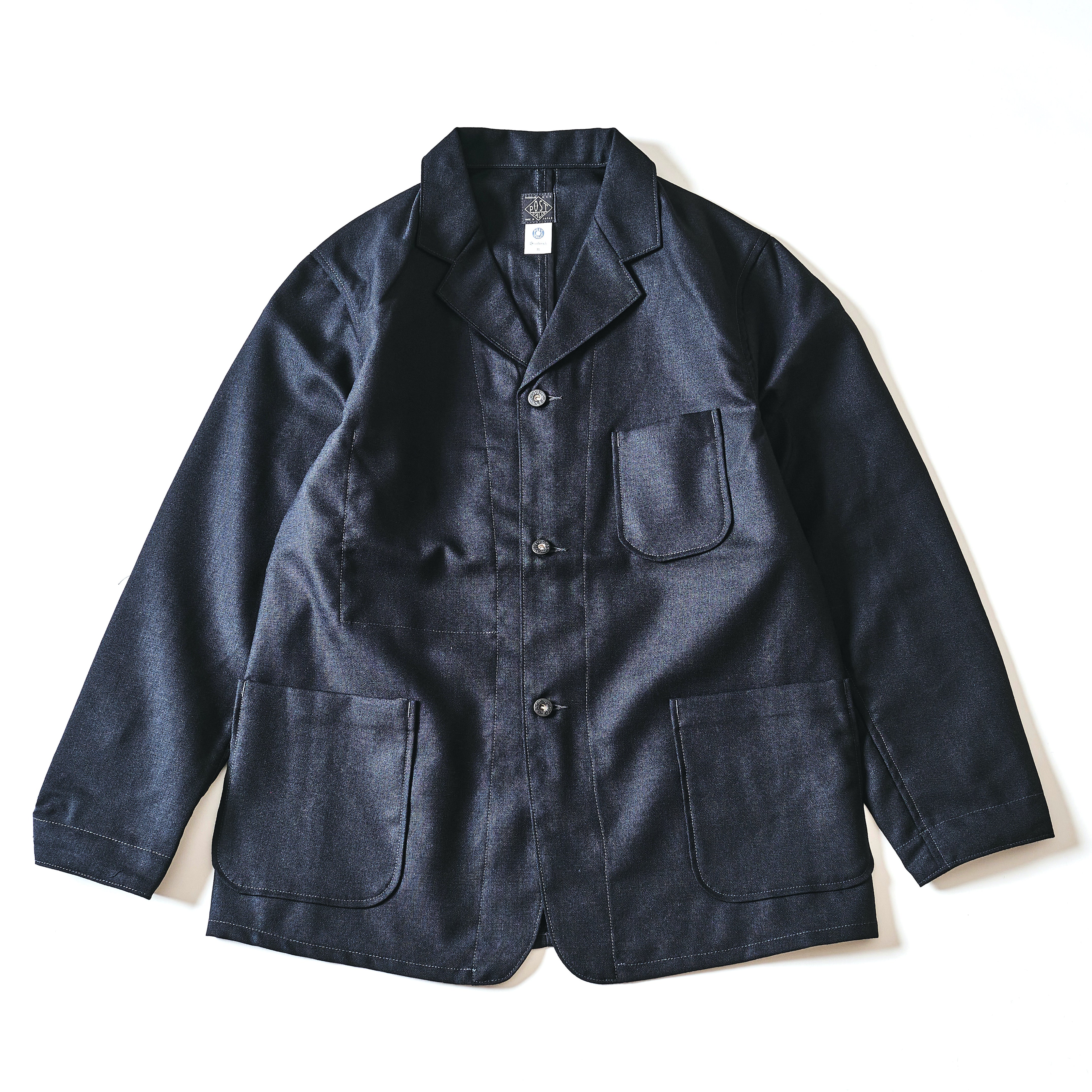 Post Overalls x Southwick OK Rider 2 : scotch cheviot Navy