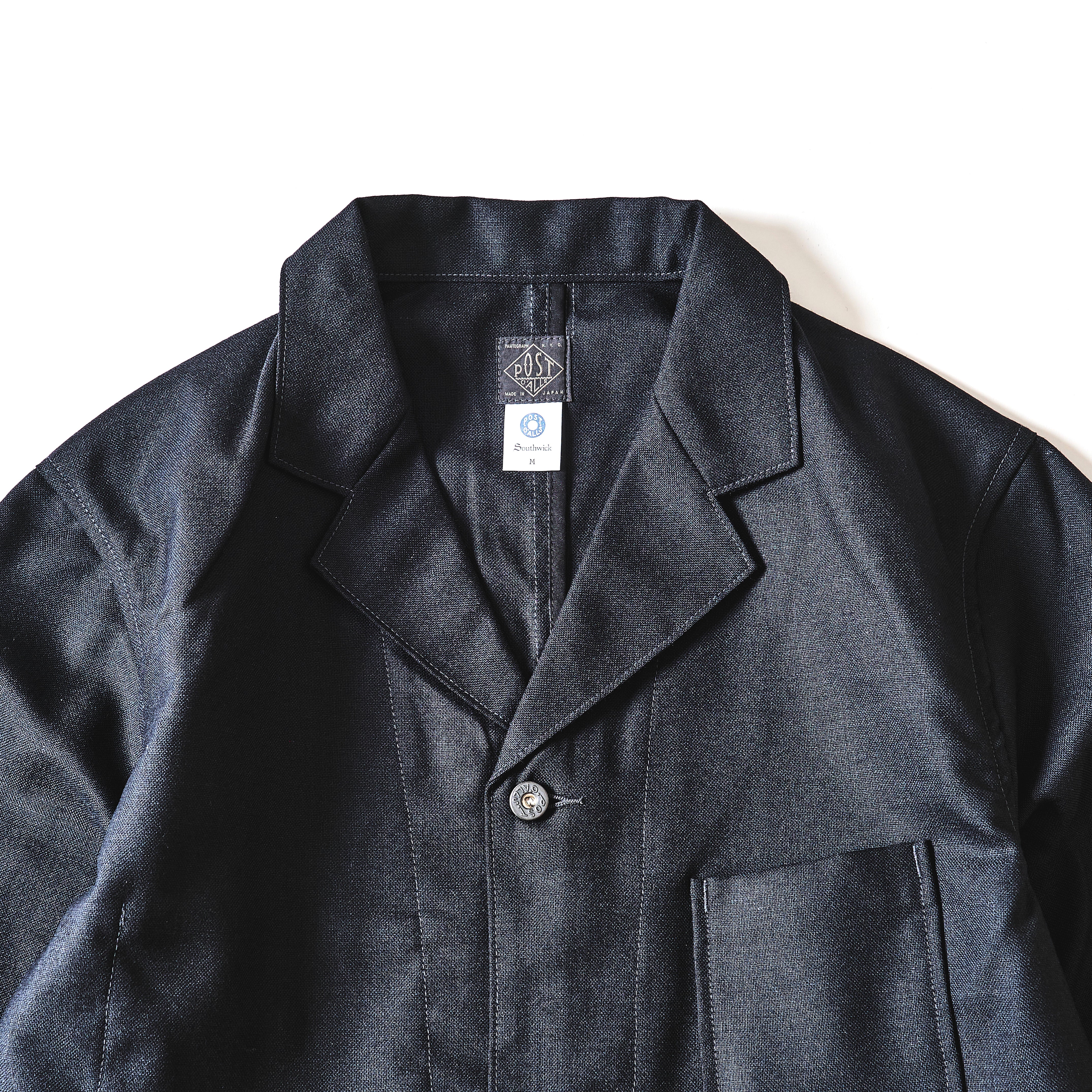Post Overalls x Southwick OK Rider 2 : scotch cheviot Navy