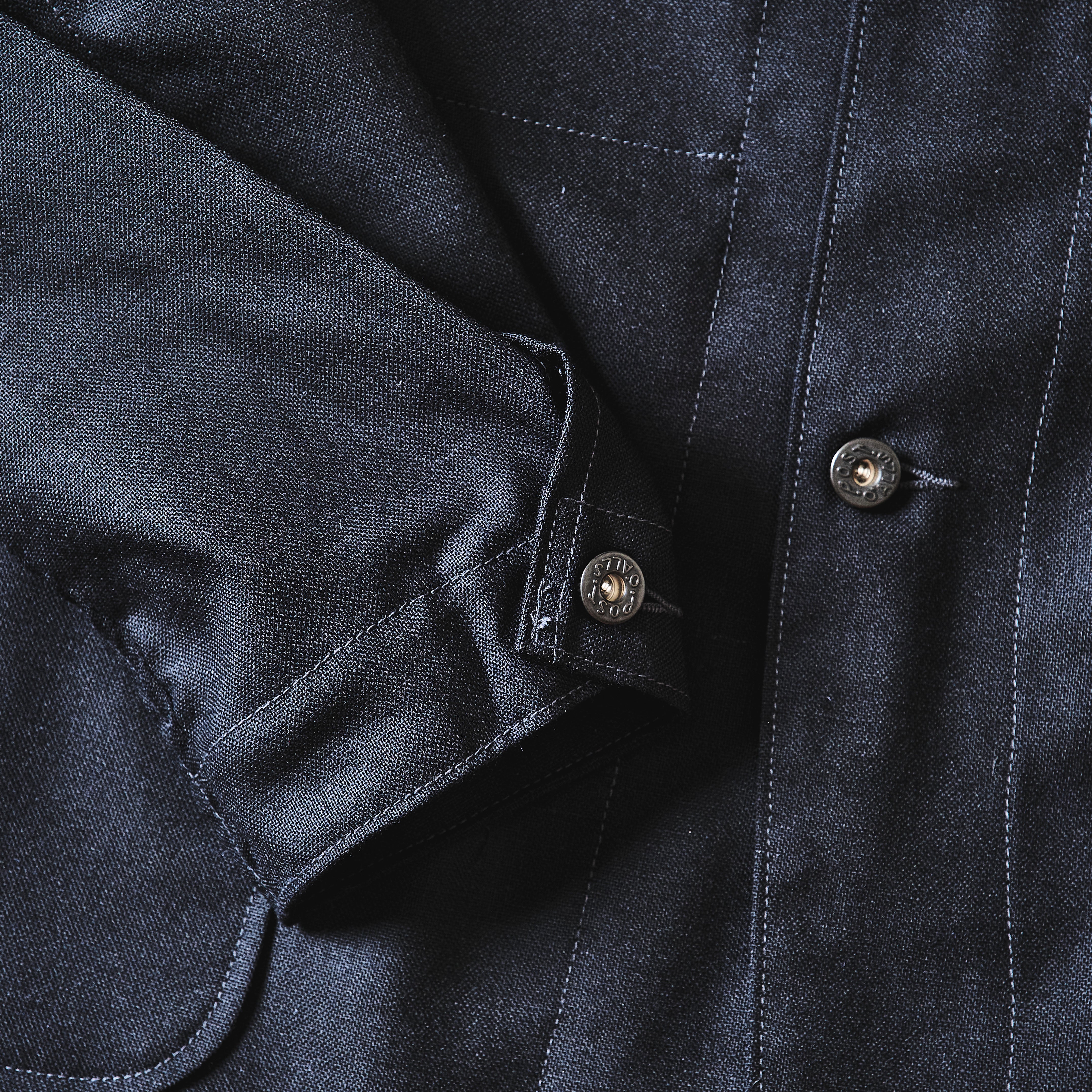 Post Overalls x Southwick OK Rider 2 : scotch cheviot Navy
