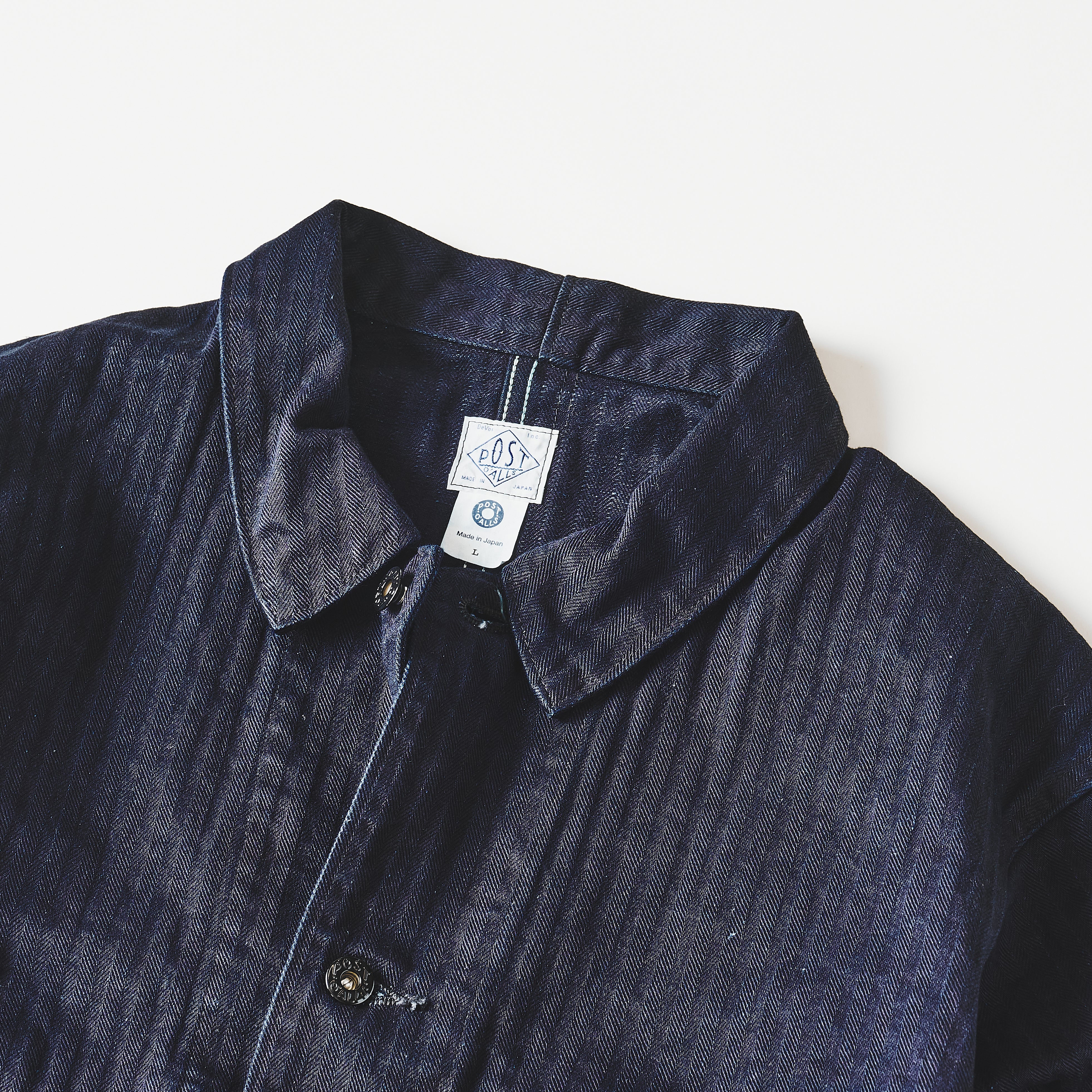#3111-HBDN De Luxe Railroader 2 : herringbone denim navy (Shop Special)