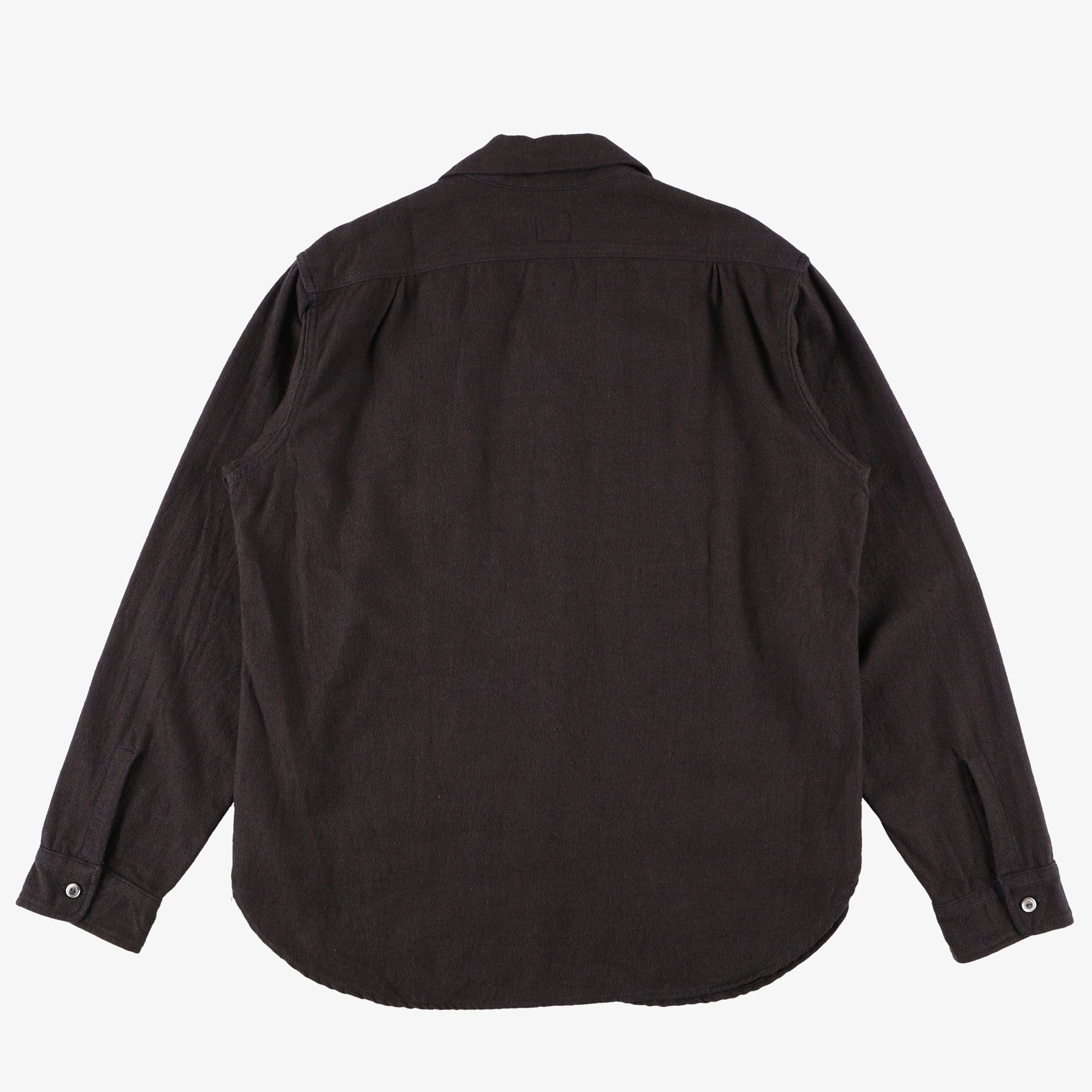 #2214-SF2 E-Z Cruz shirt : solid flannel brown
