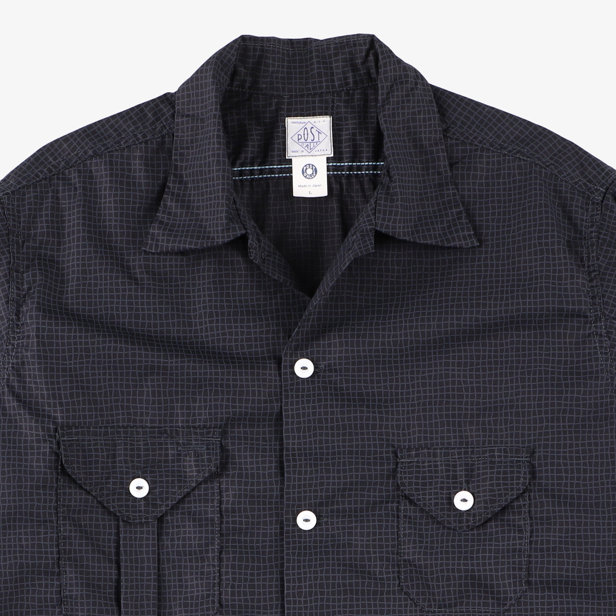 #2214R EZ cruz Shirt R AGP : acid graph plaid black