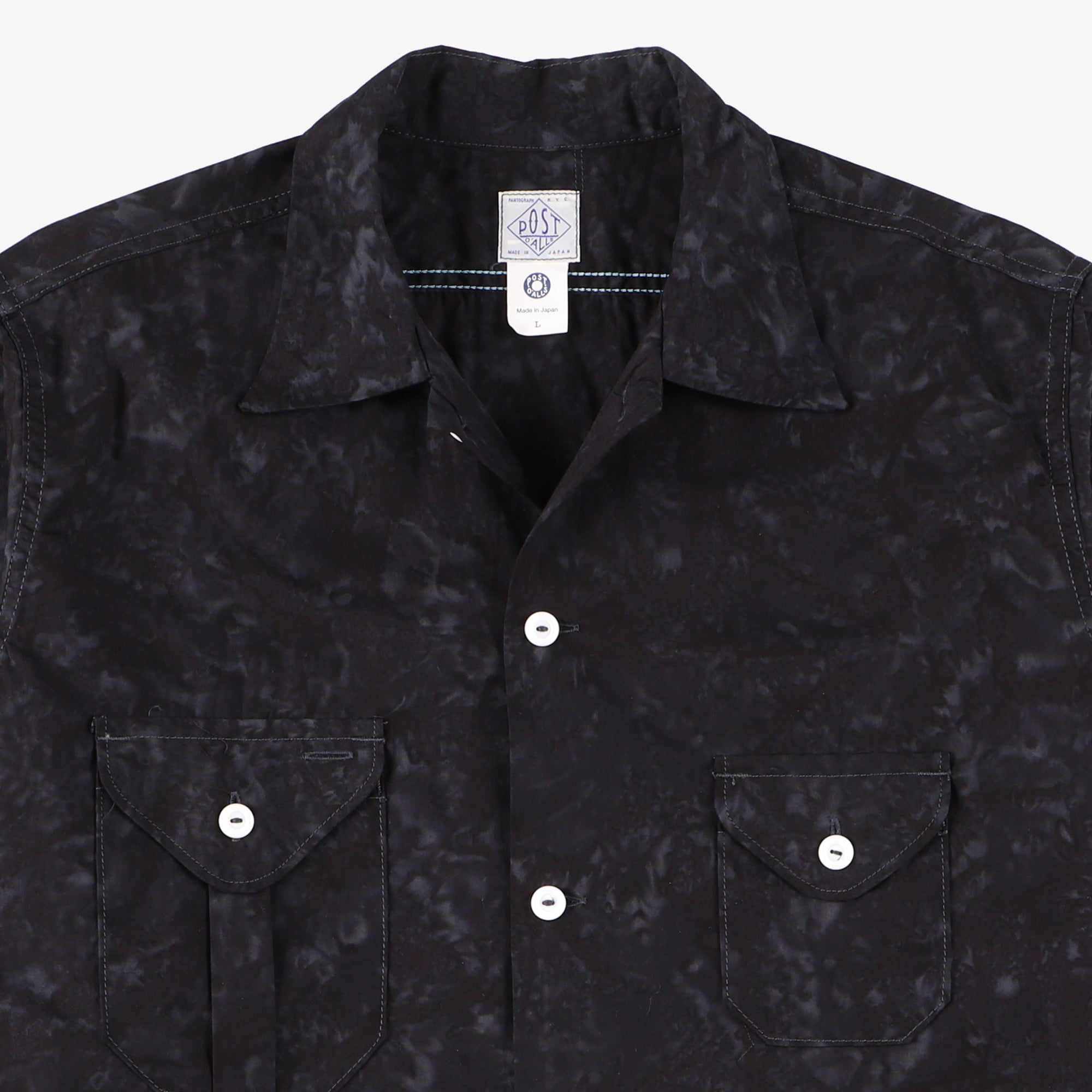 #2214R E-Z cruz Shirt R LB2 : liquid batik deep blue