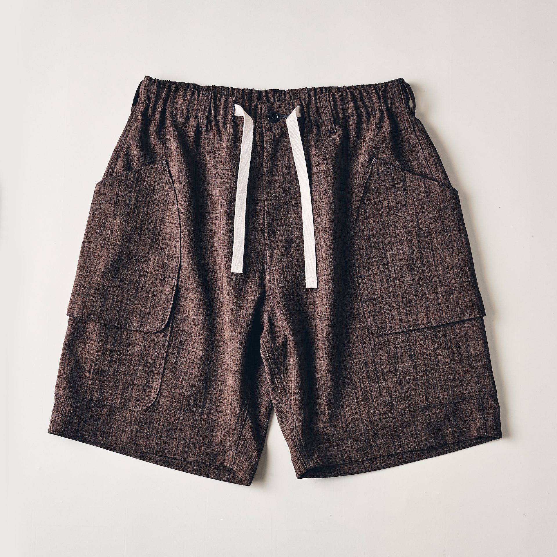 #2323E-PHB E-Z DEE`s Shorts : poly heather brown