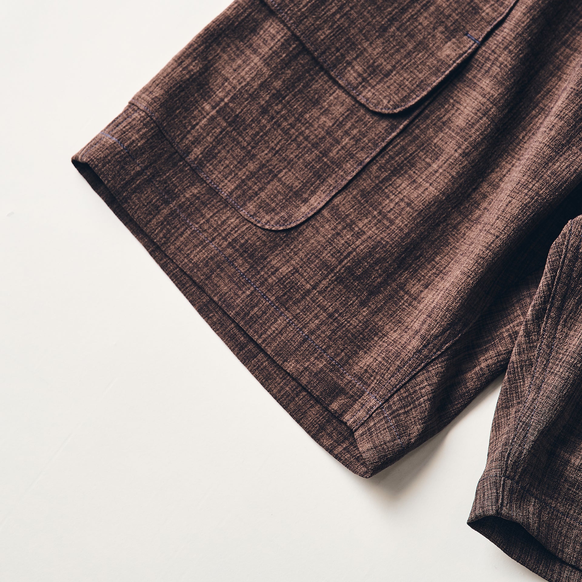 #2323E-PHB E-Z DEE`s Shorts : poly heather brown