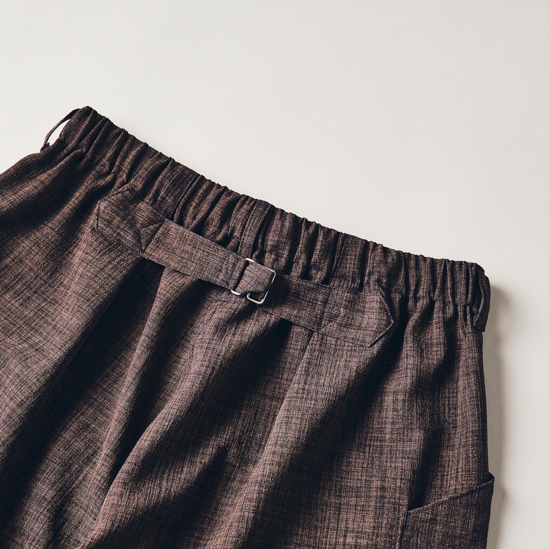 #2323E-PHB E-Z DEE`s Shorts : poly heather brown