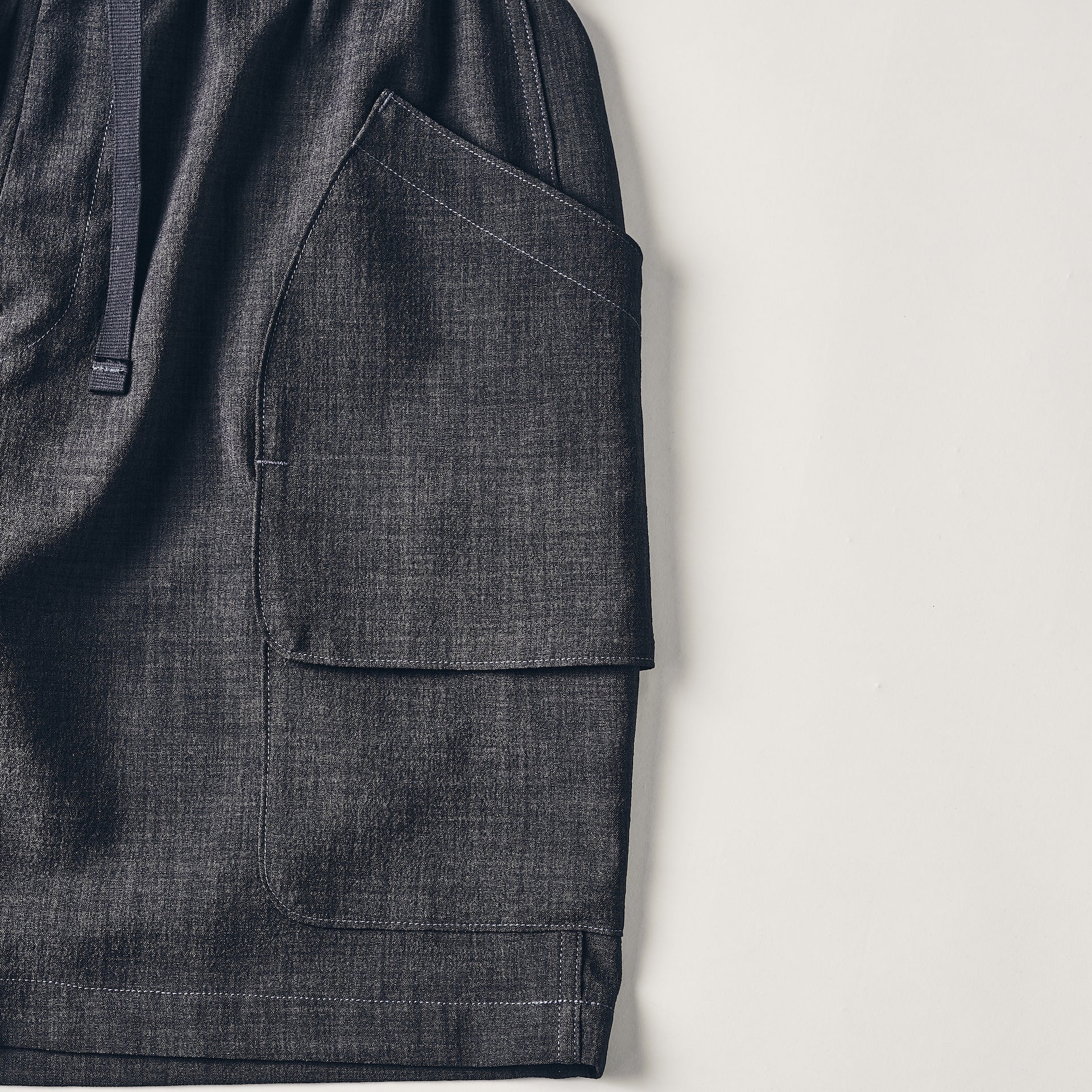 #2323E-PHD E-Z DEE`s Shorts : poly heather dark charcoal