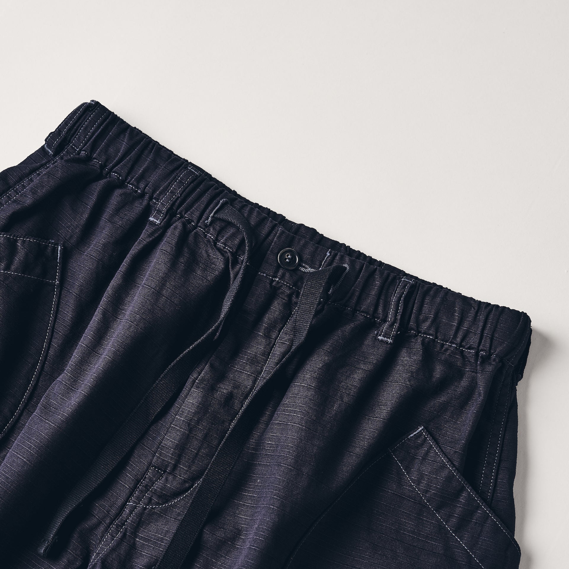 #2323E-RNV E-Z DEE`s Shorts : ribby twill navy