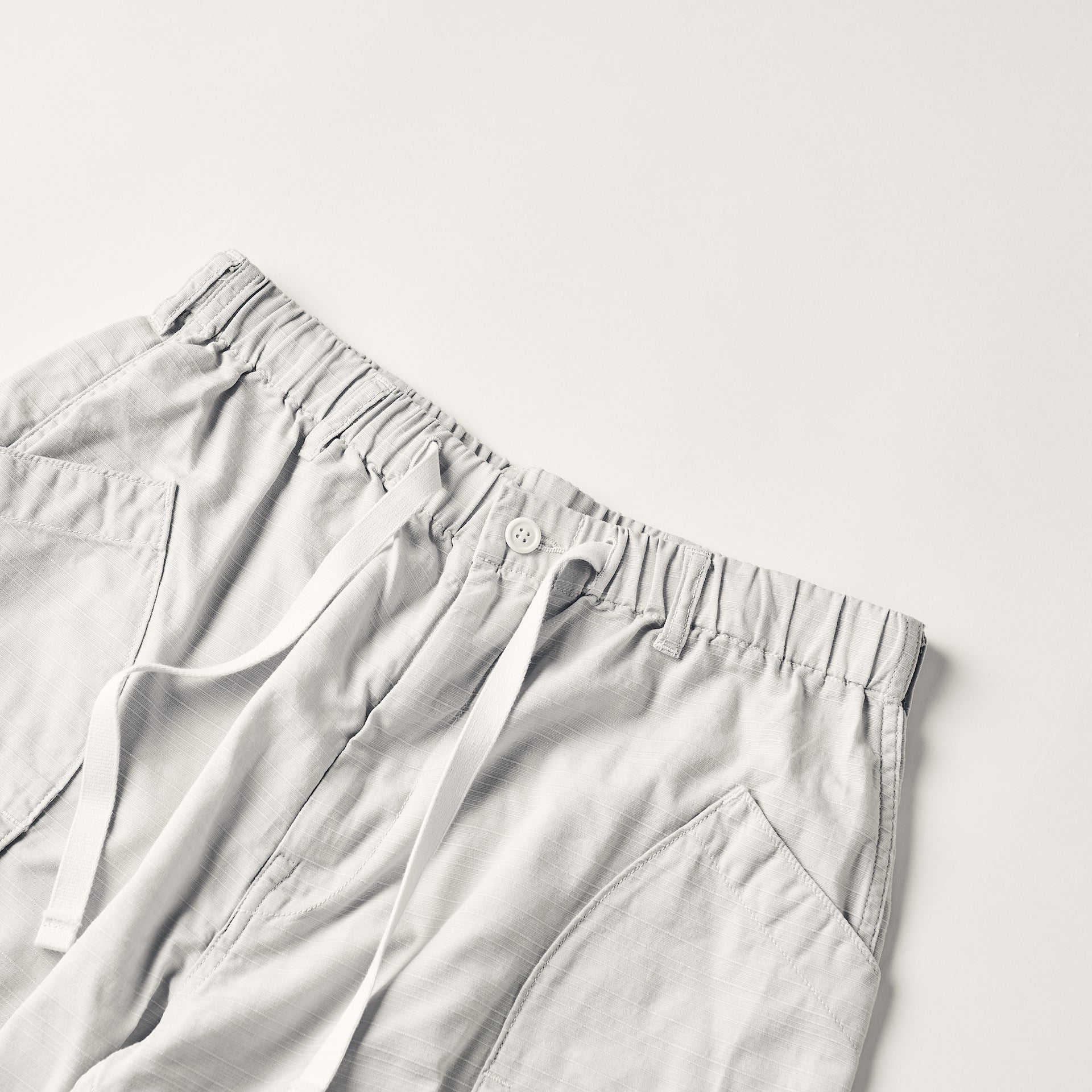 #2323E-RST E-Z DEE`s Shorts : ribby twill stone