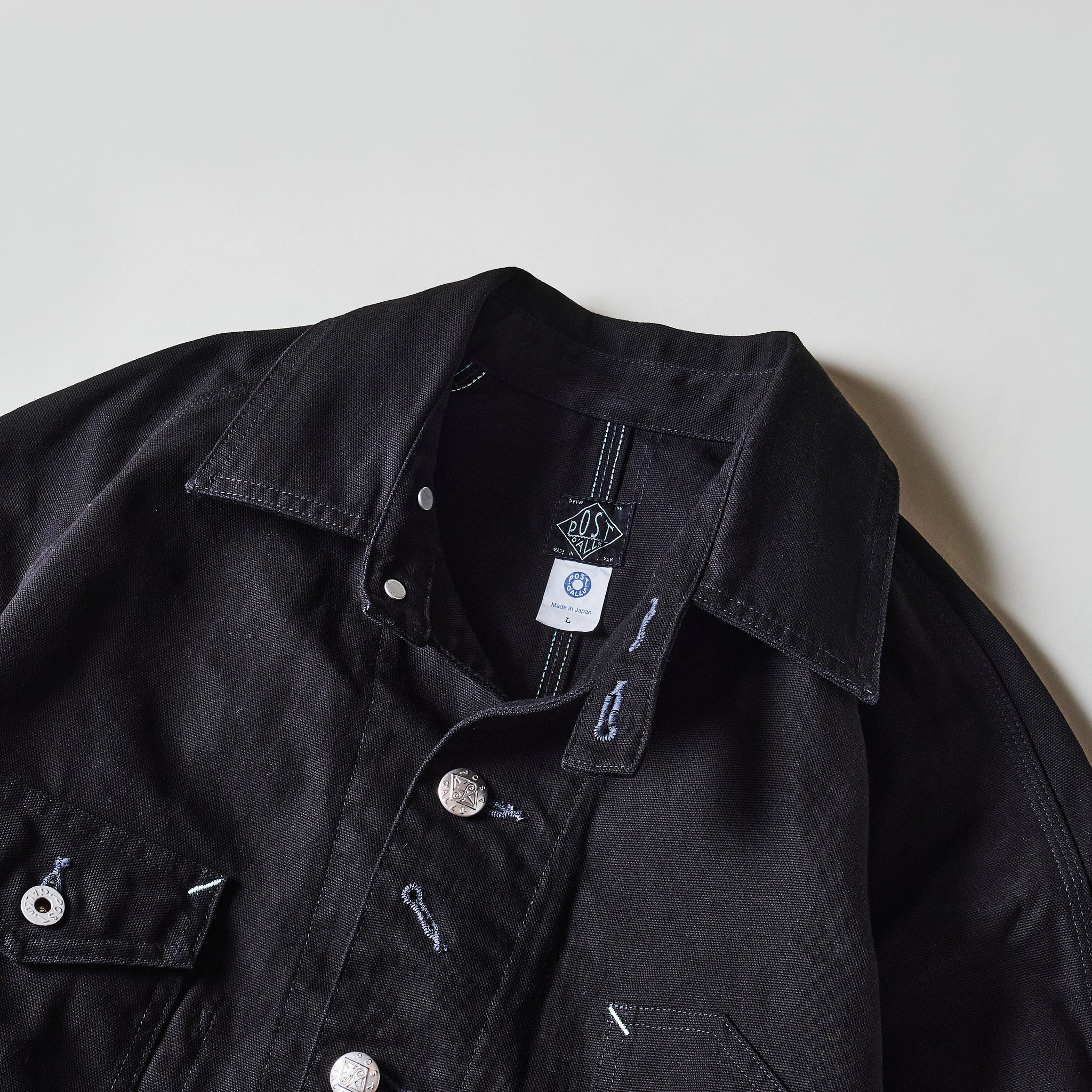 #1102-COB Engineer's Jacket : cotton canvas black