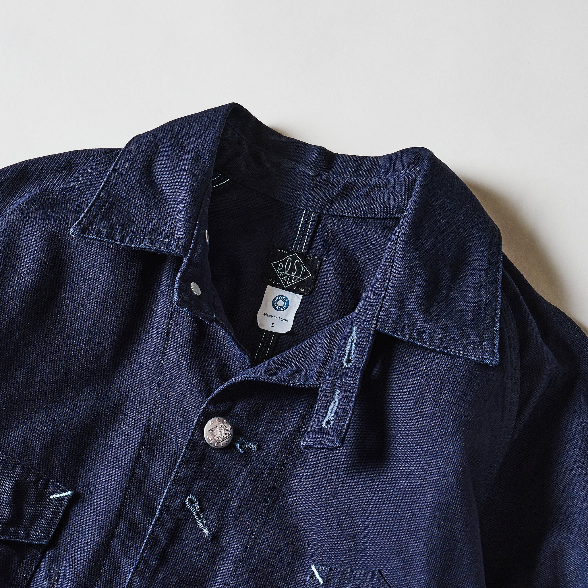 #1102-COD Engineer's Jacket : cotton canvas dark navy