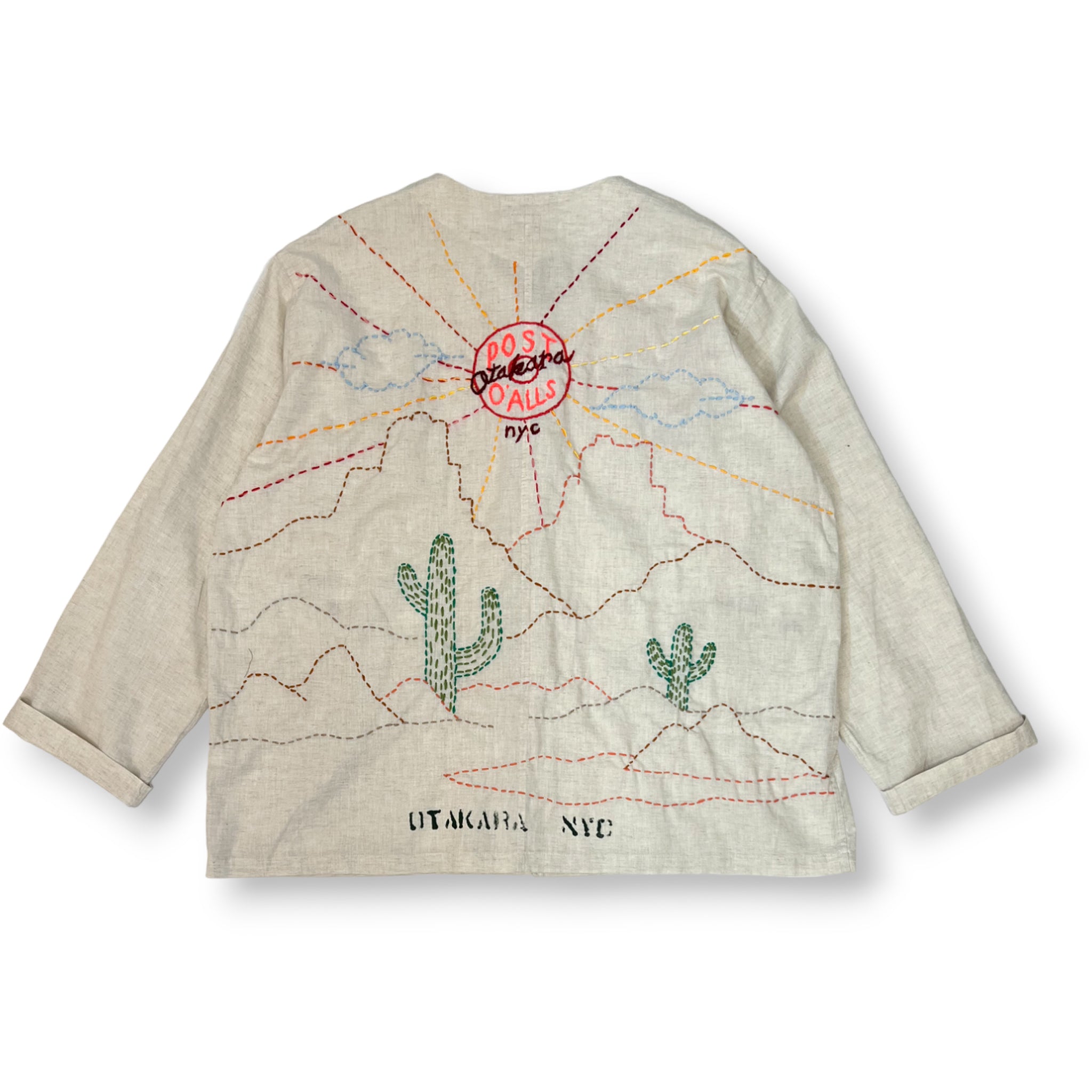 OTAKARA NYC X Post O’Alls #06 : "Alzona "Sun Shine Post ⦿ Embroid
