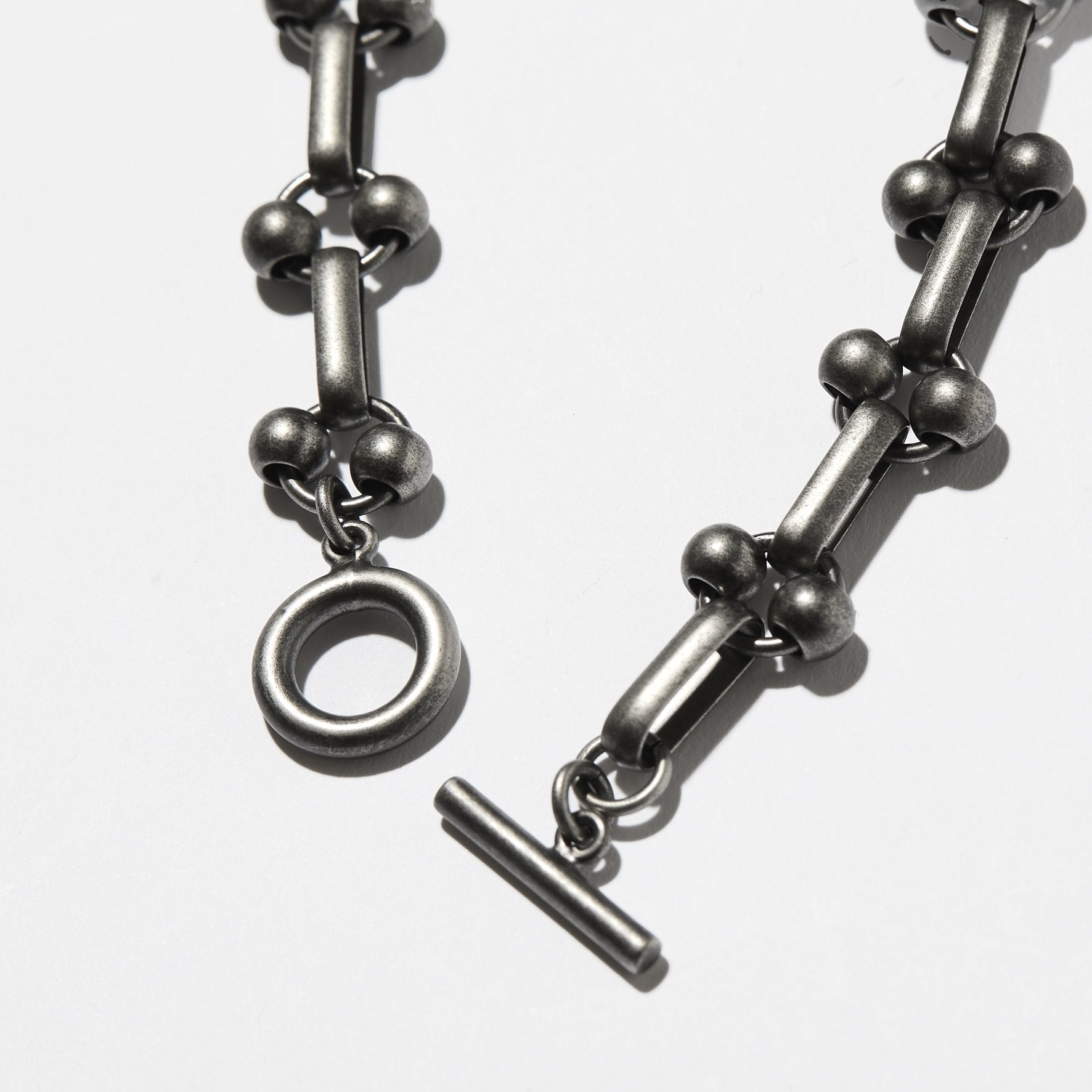 #3909-PB2 POST Bracelet #2 : brass flat black
