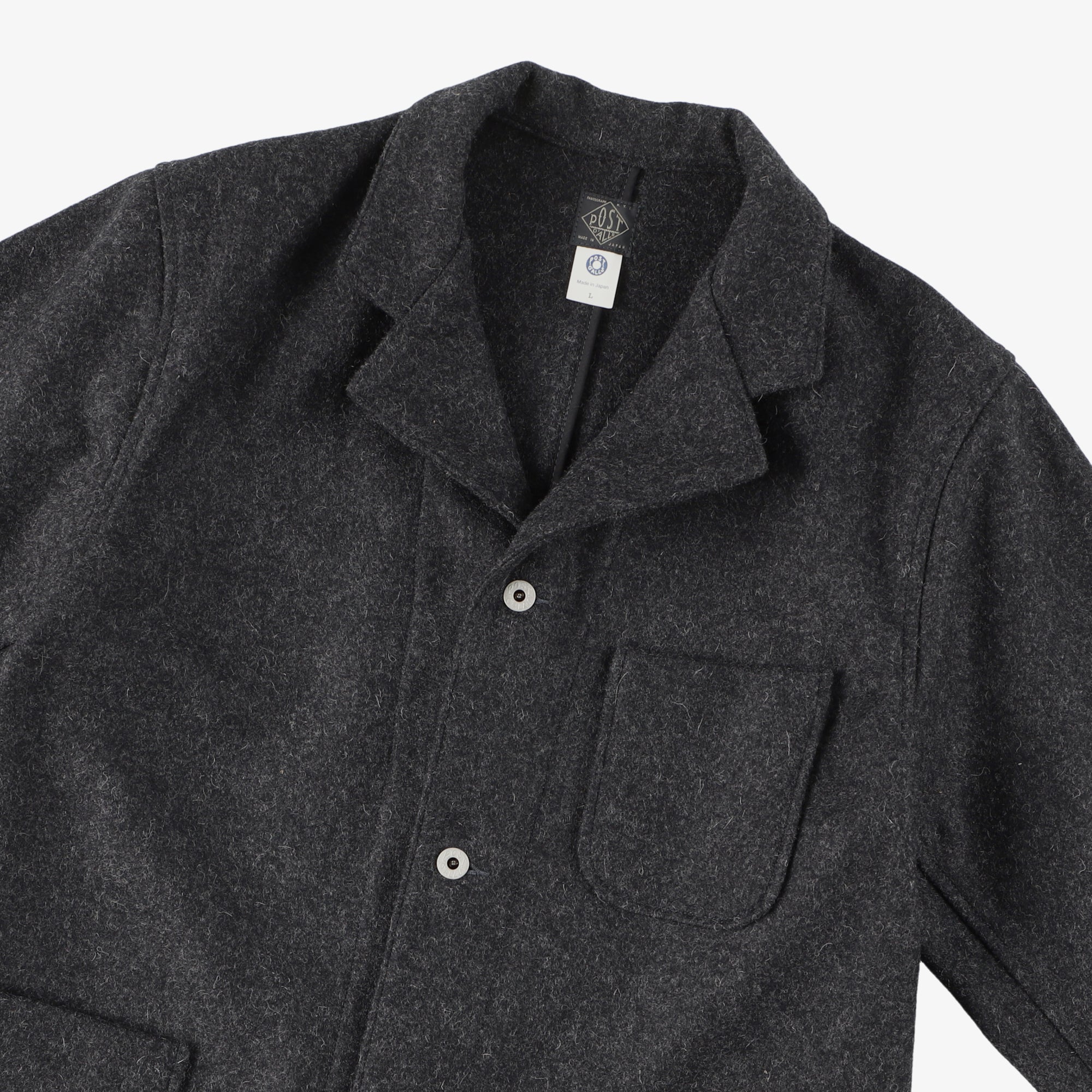#3101 OK Rider 2 WM1 / wool melton dark charcoal heather