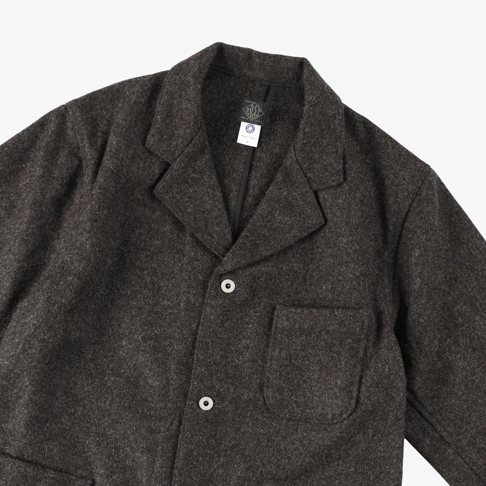 #3101 OK Rider 2 WM2 / wool melton dark brown heather