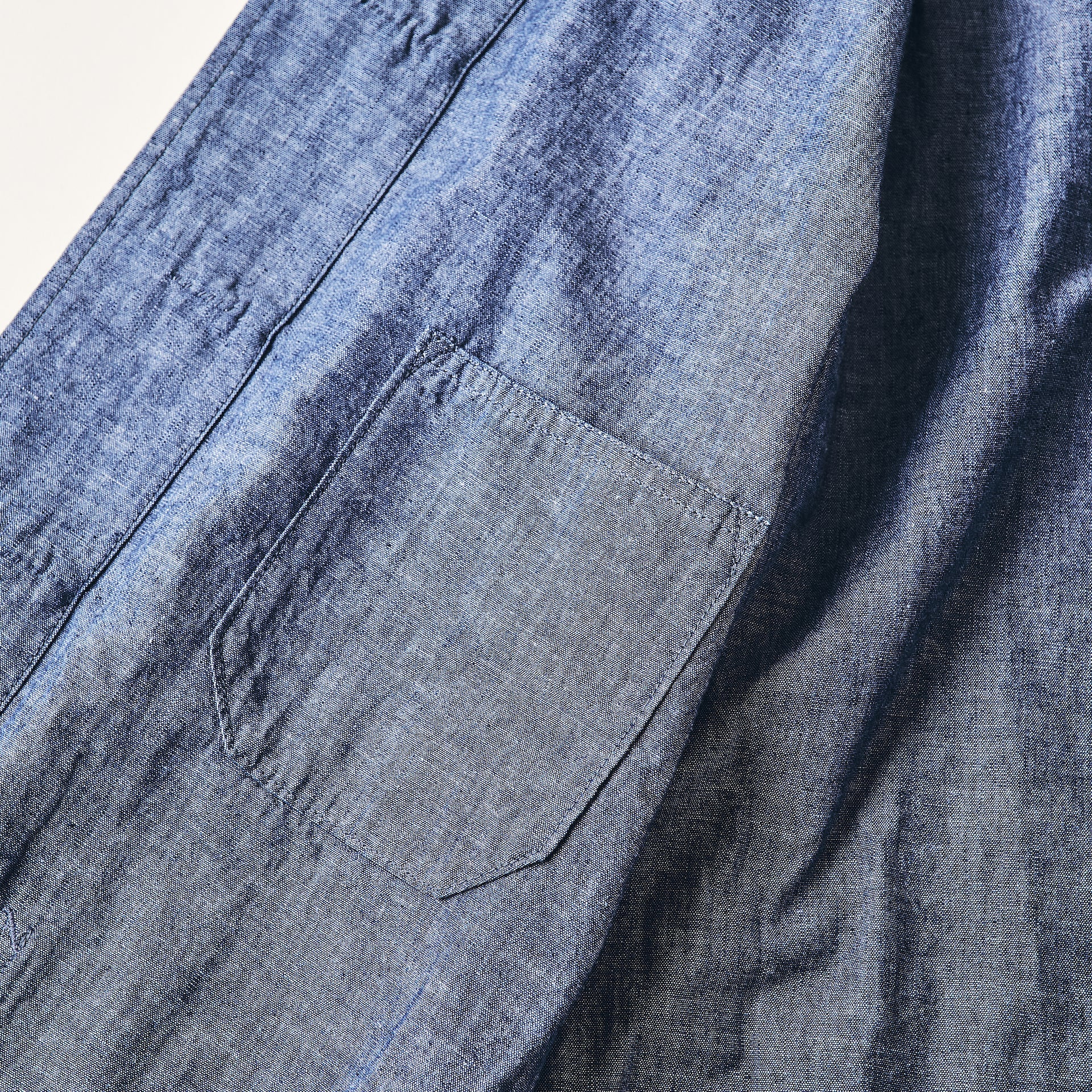 #3107-CC POST Chinois : classic chambray indigo