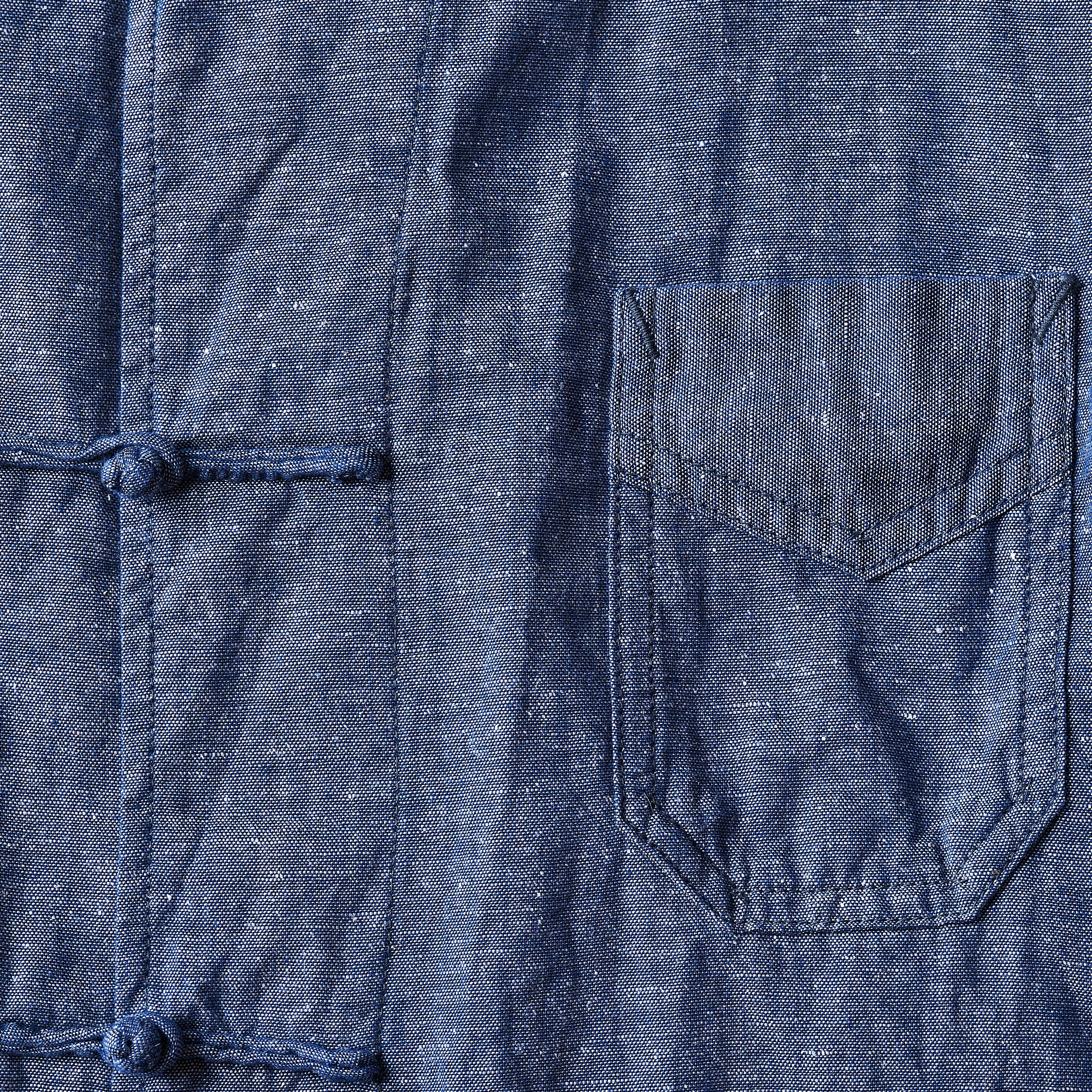 #3109-CLI POST Chinois DV : cotton/linen indigo