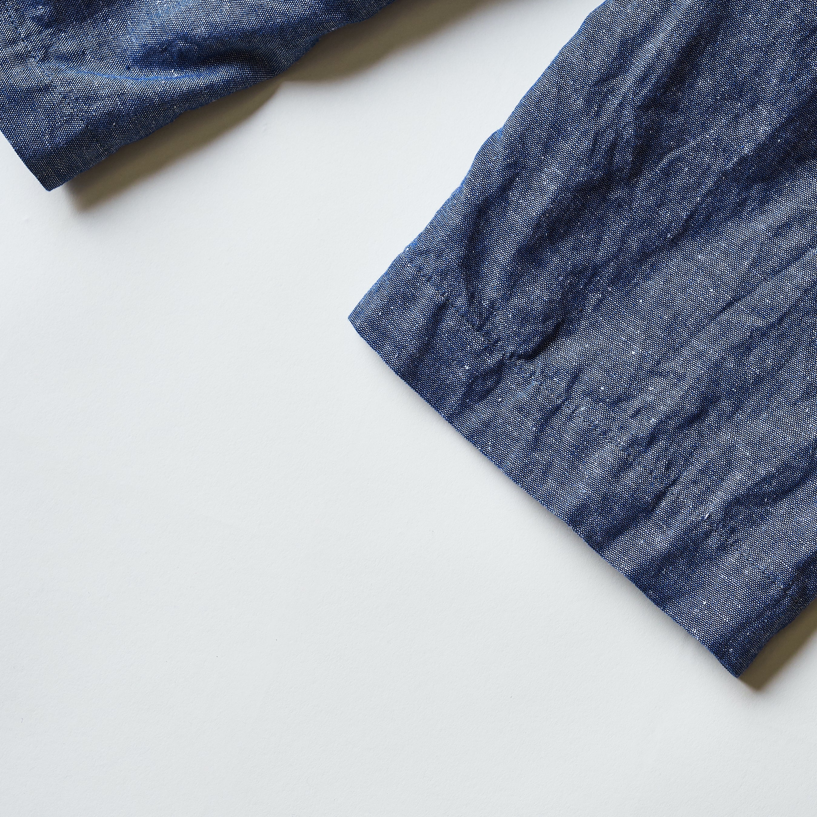 #3109-CLI POST Chinois DV : cotton/linen indigo