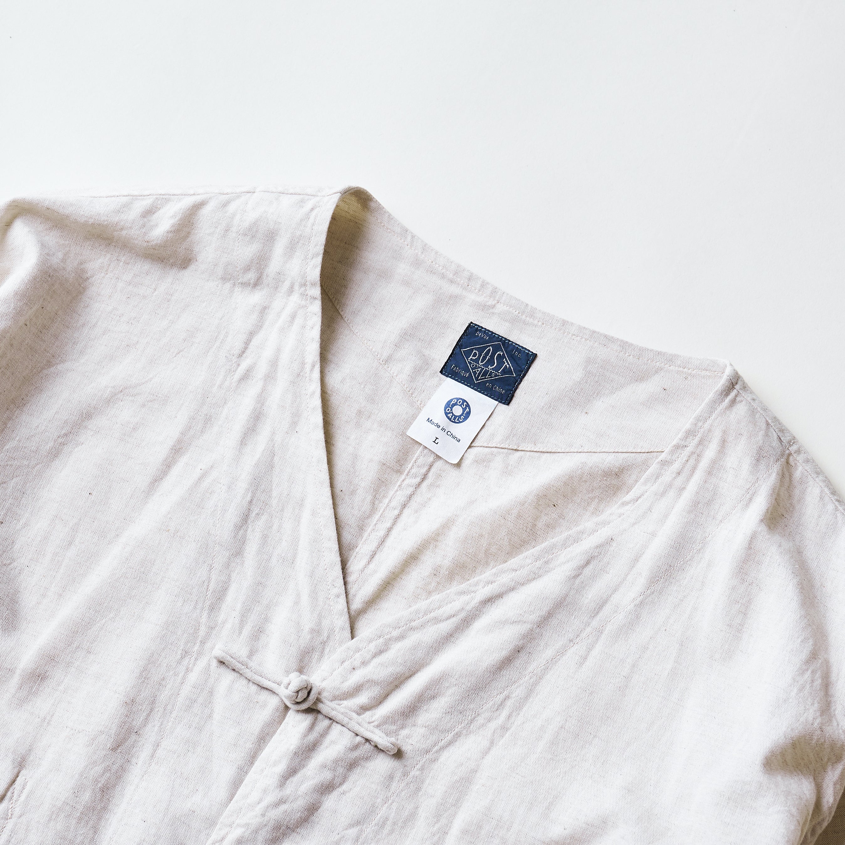 #3109-CLN POST Chinois DV : cotton/linen natural