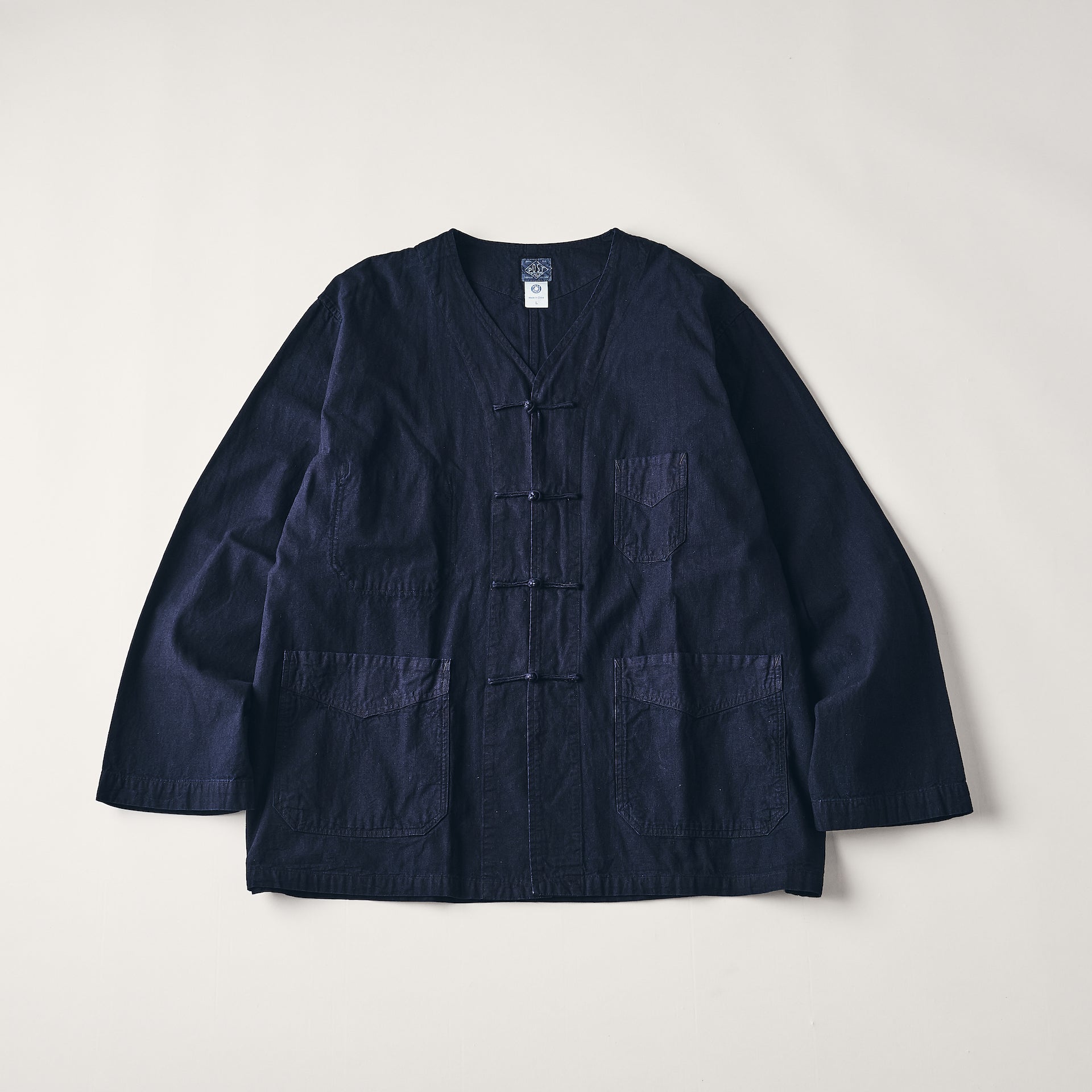 #3109-VSI POST Chinois DV : vintage sheeting indigo