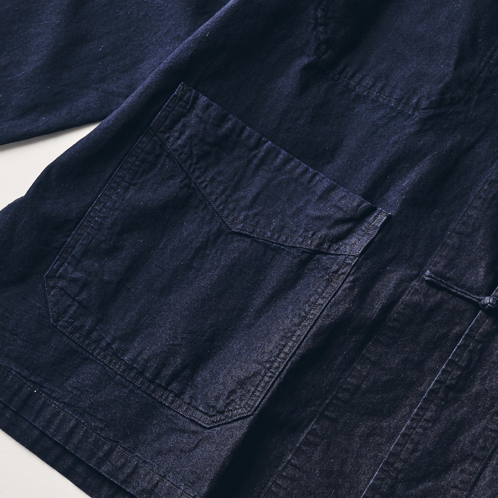 #3109-VSI POST Chinois DV : vintage sheeting indigo