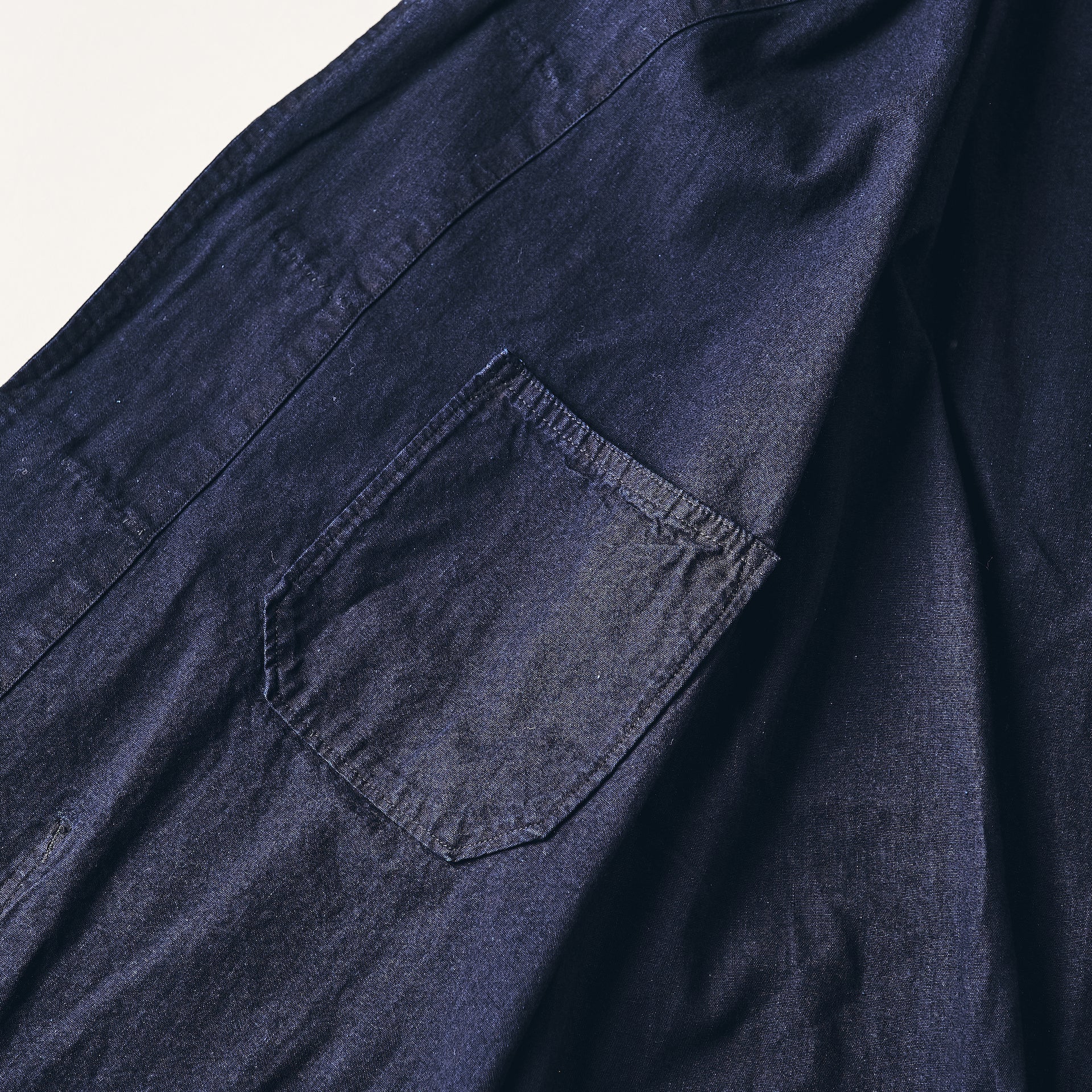 #3109-VSI POST Chinois DV : vintage sheeting indigo