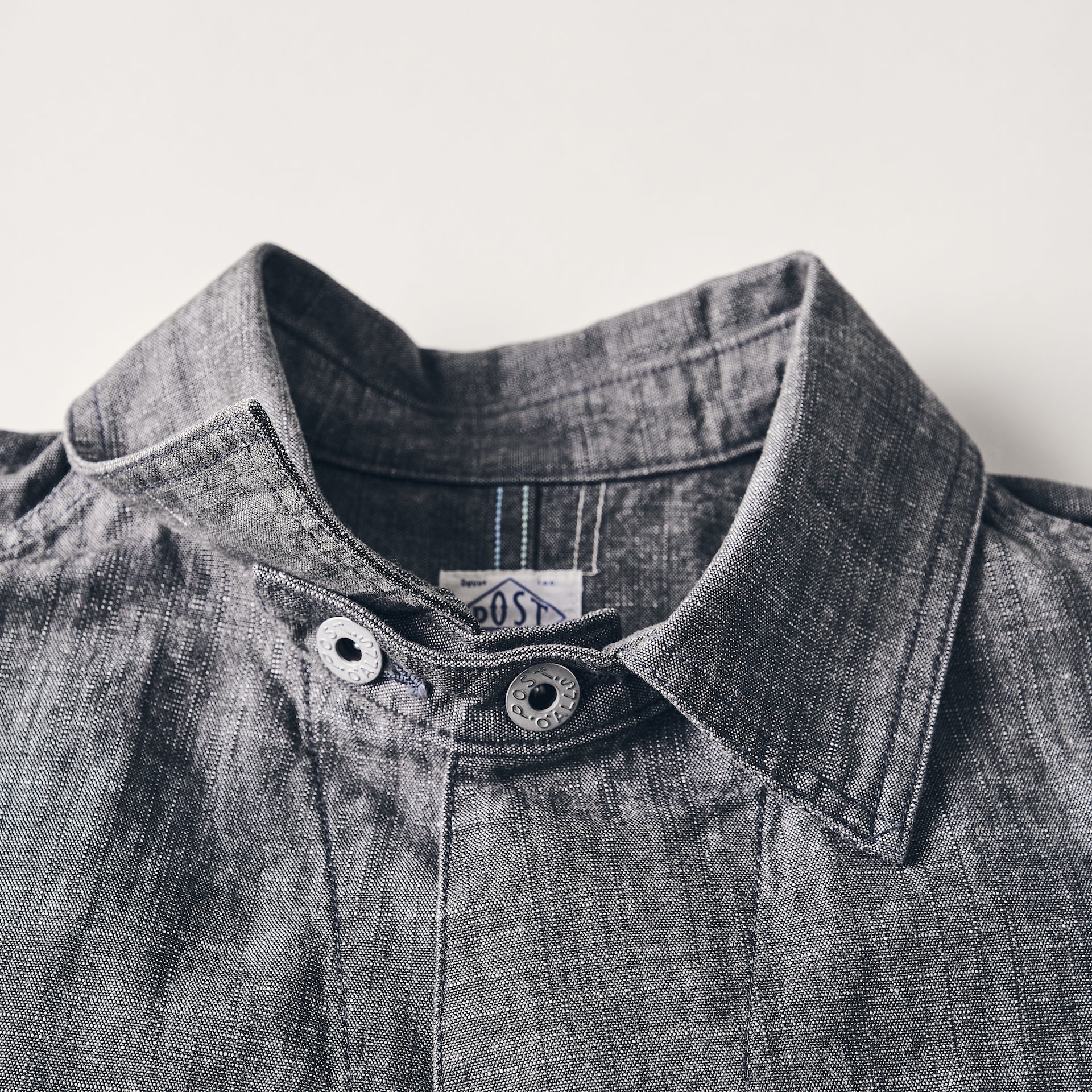 #3113-SD POST 43 : slub dungaree grey