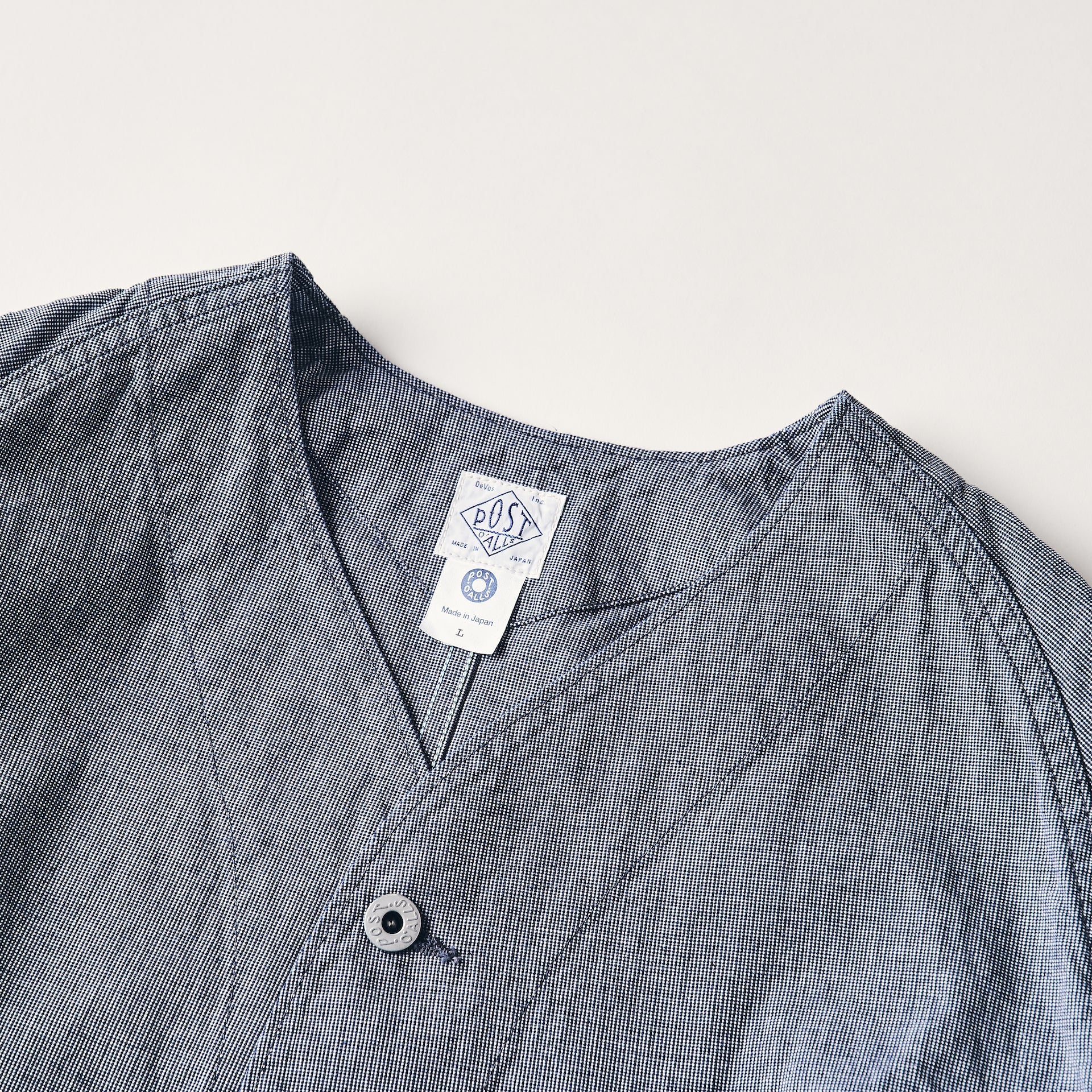 #3113DV-VP POST 43 DV : vintage pincheck indigo