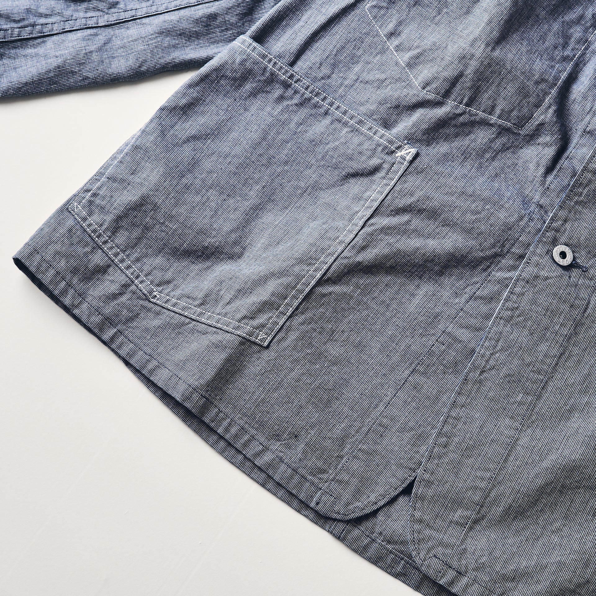 #3113DV-VP POST 43 DV : vintage pincheck indigo