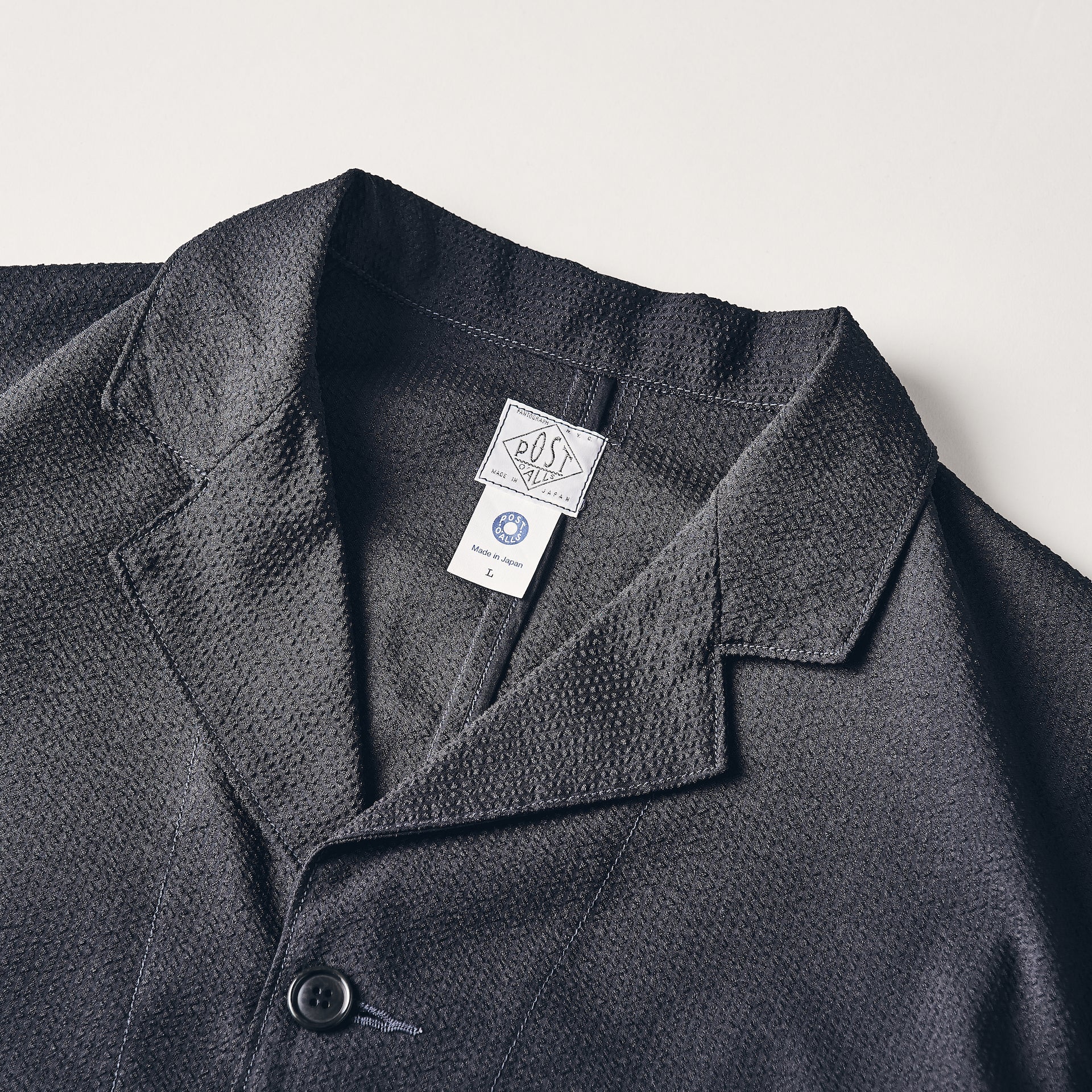 #3116-PSB OK Rider 4 : poly seersucker black