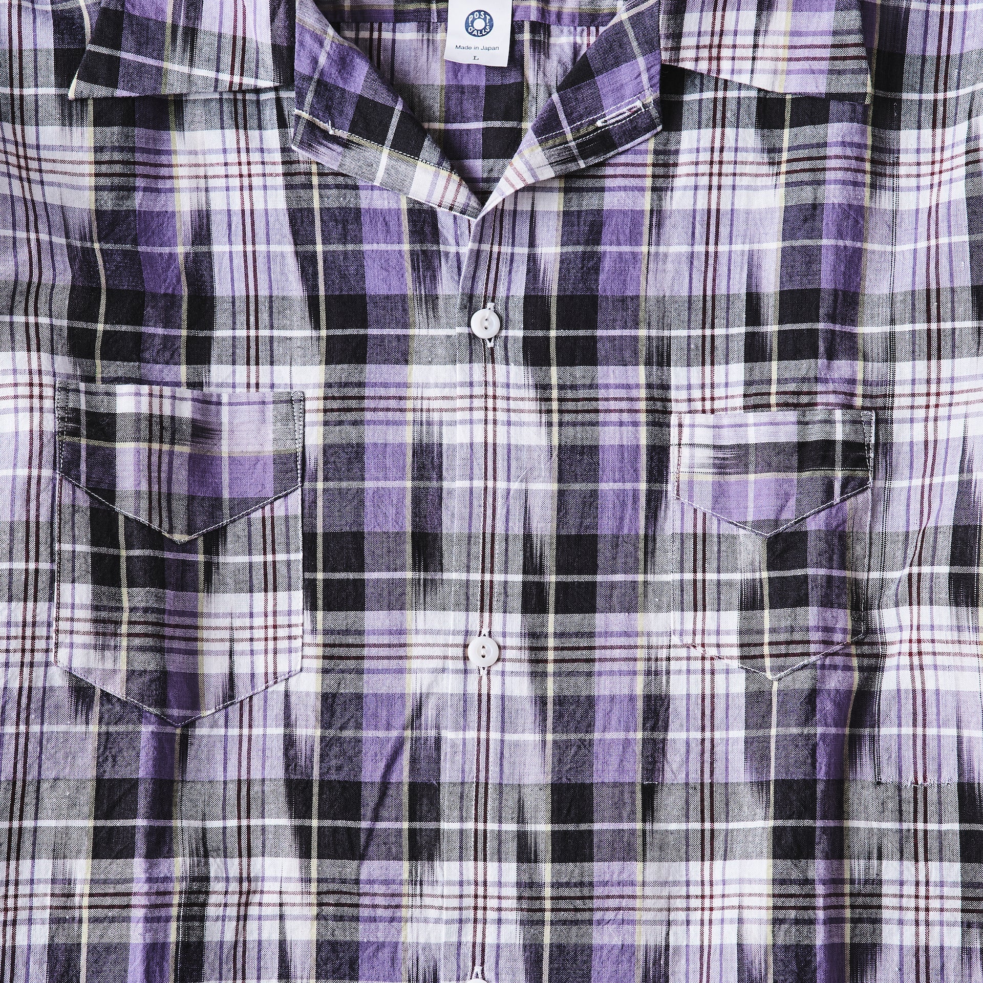 #3211-IMP NEUTRA 3 : ikat madras purple