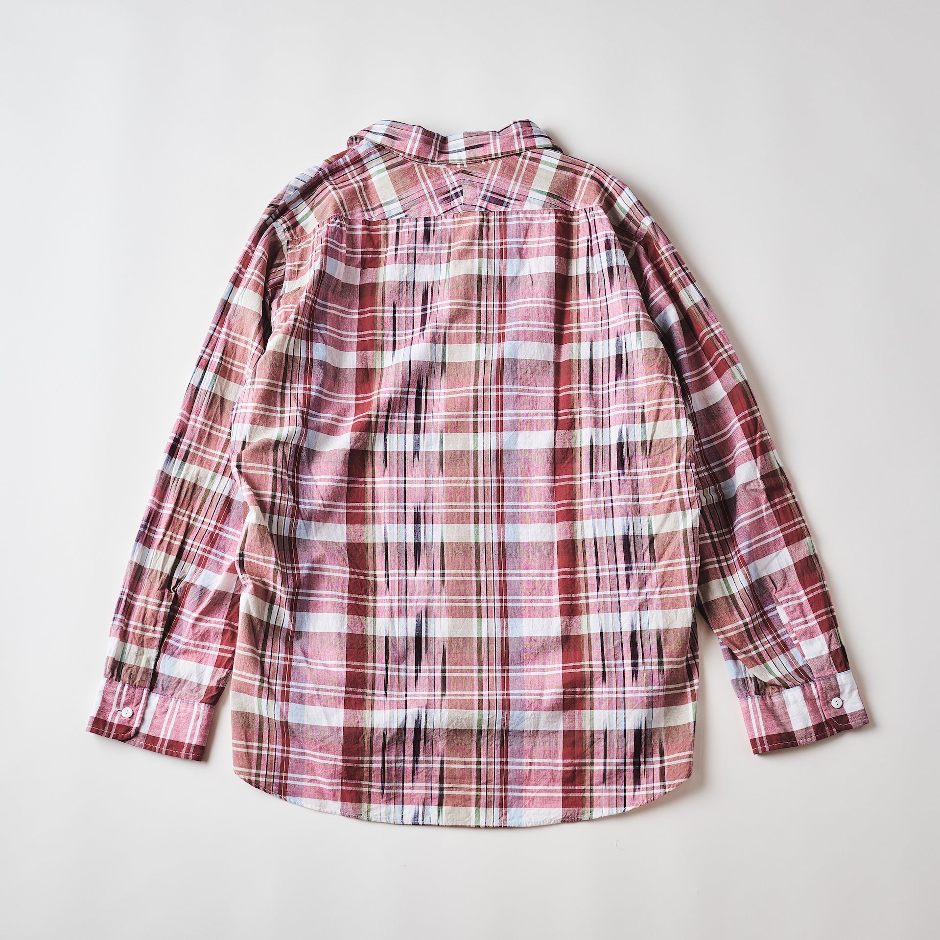 #3211-IMR NEUTRA 3 : ikat madras red