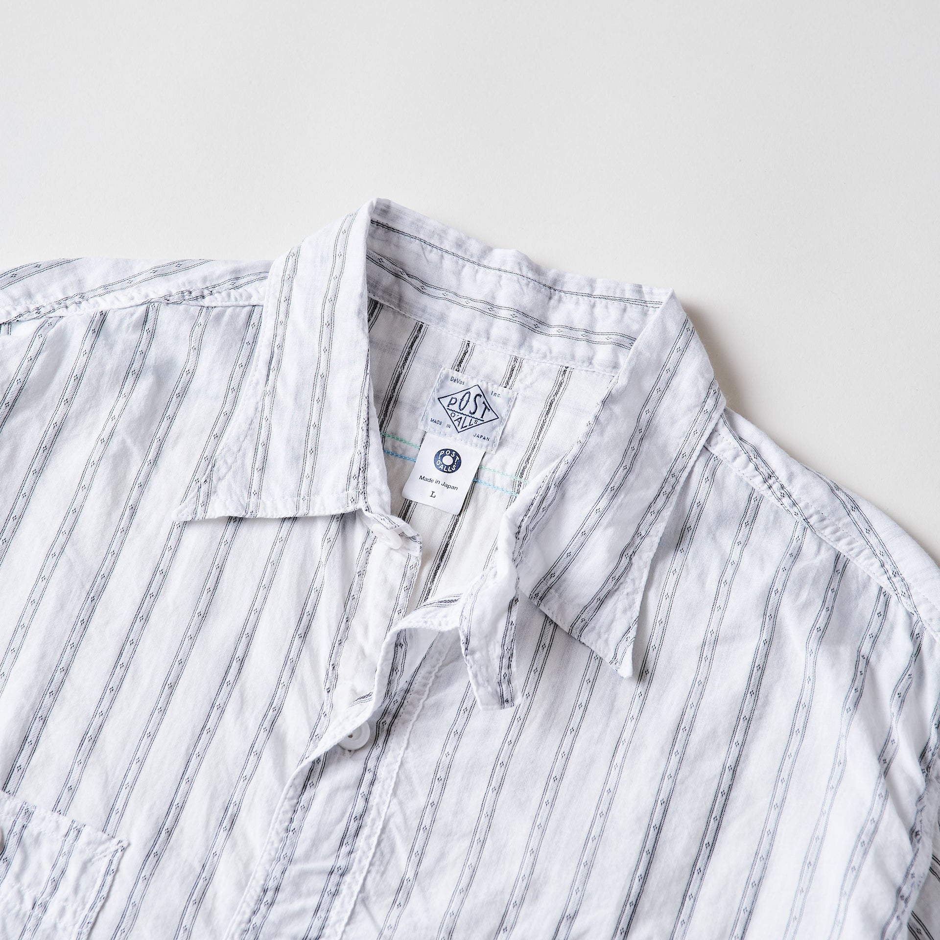 #3217-DSW St.Louis : dobby stripe white