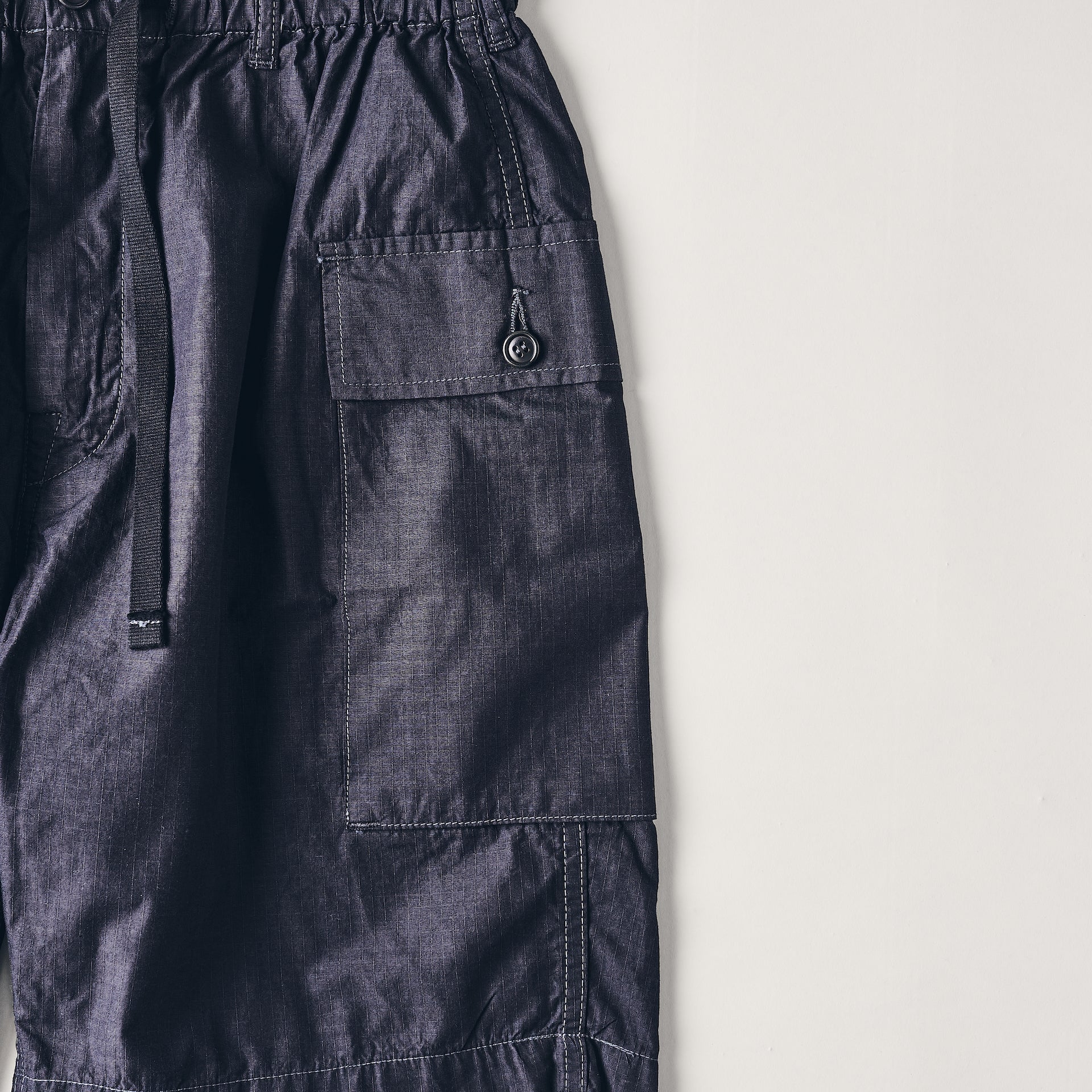 #3308S-CRC E-Z WALKABOUT Shorts : cotton ripstop charcoal