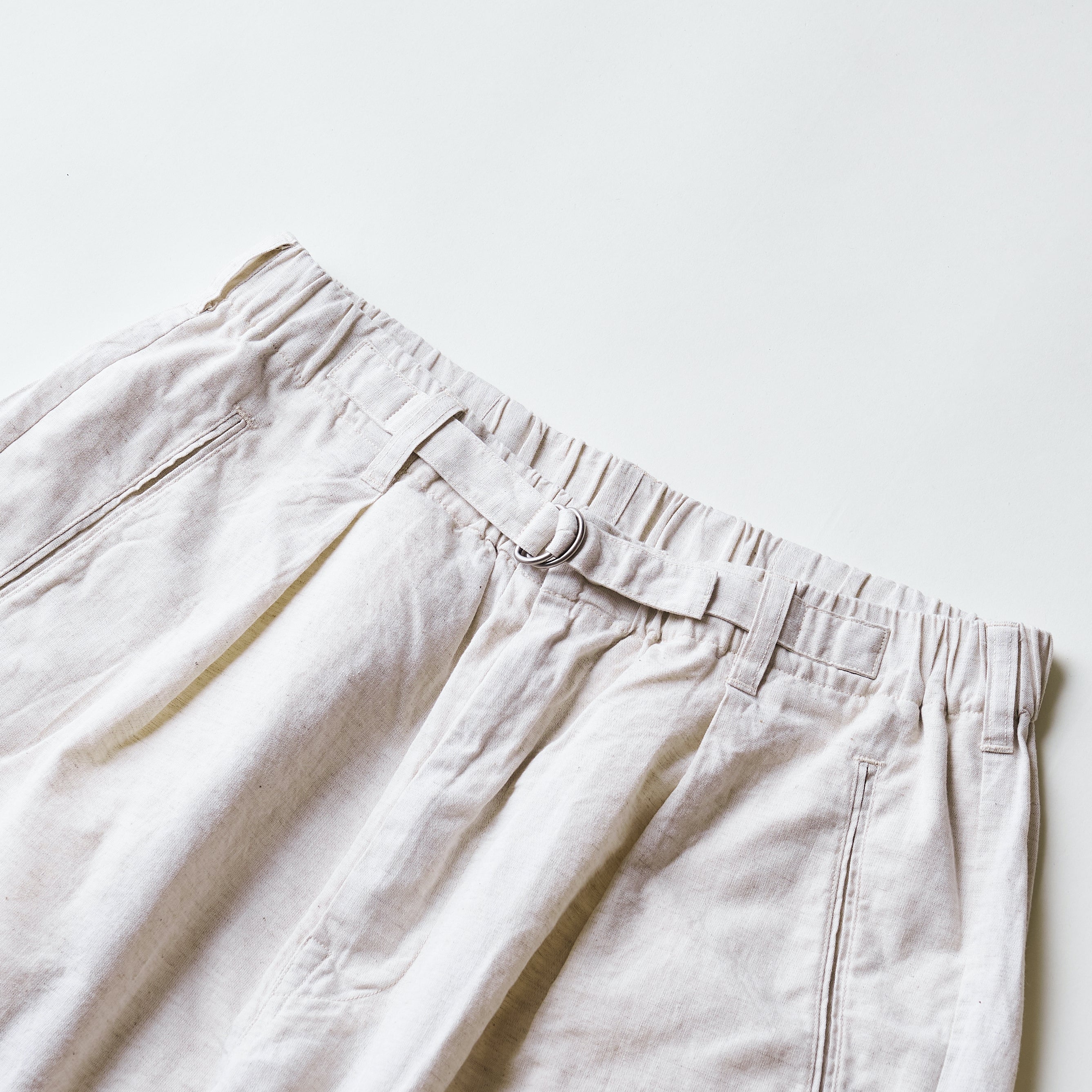 #3309S-CLN EZ Lax 2 Shorts : cotton / linen natural