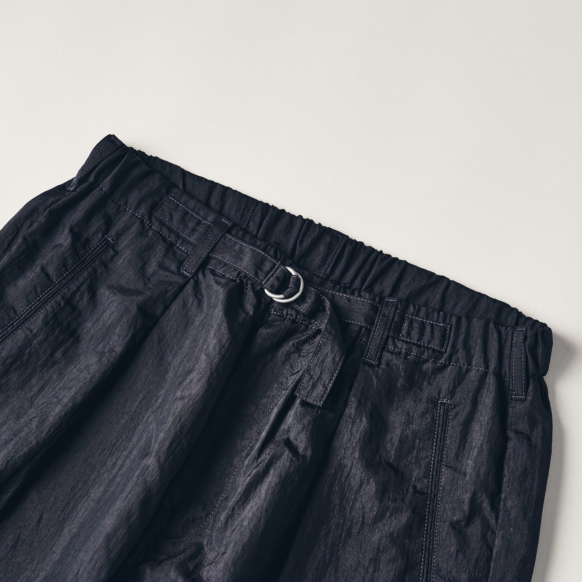 #3315-CTB E-Z Lax 4 : crinkle nylon taffeta black