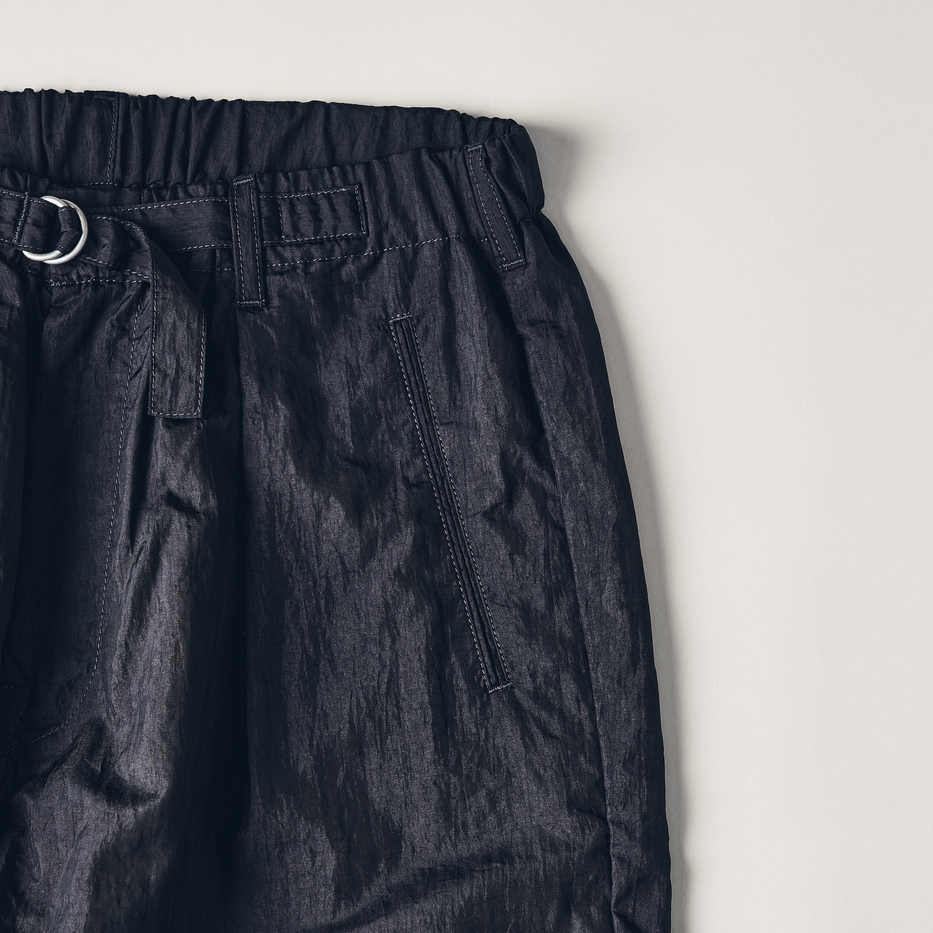 #3315-CTB E-Z Lax 4 : crinkle nylon taffeta black