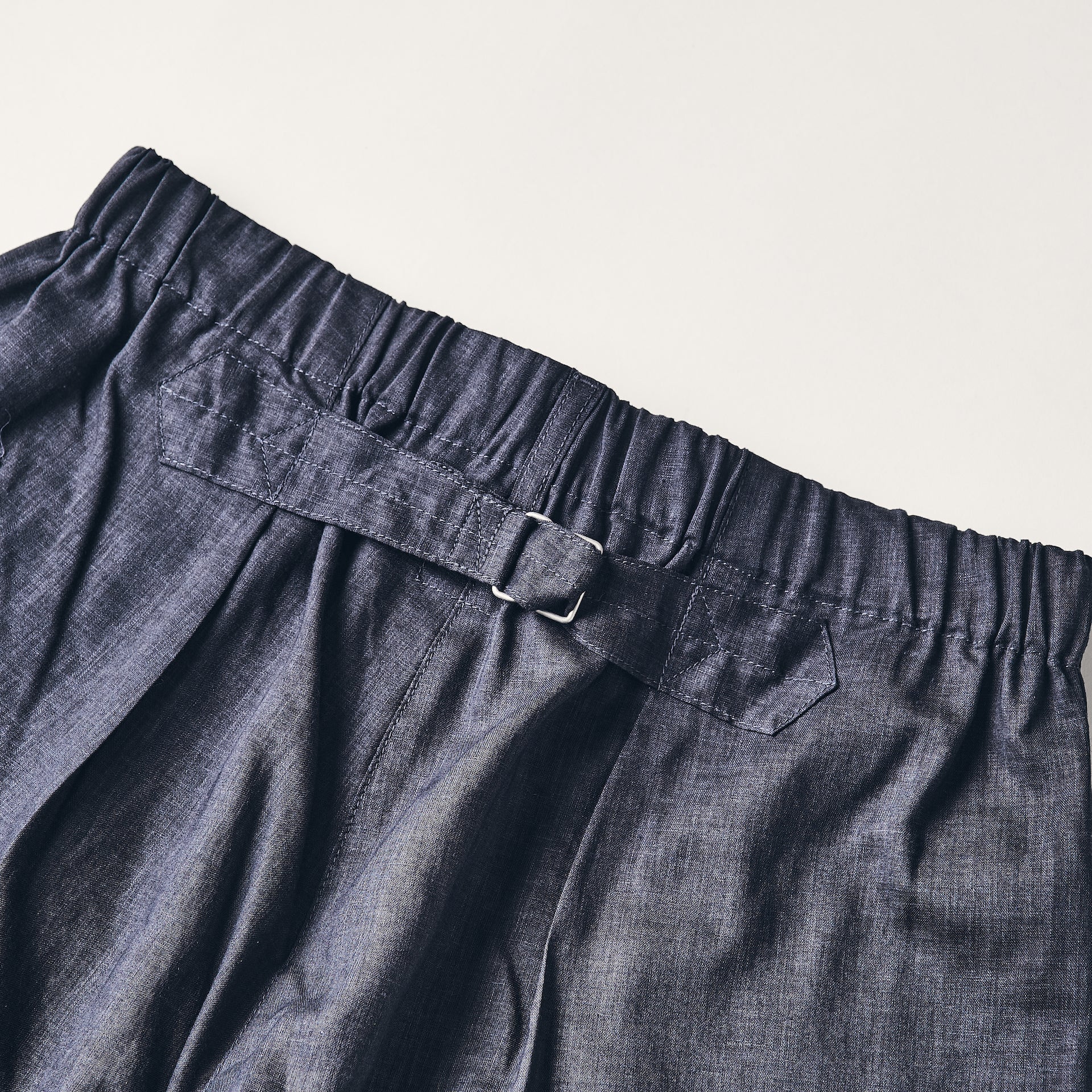 #3315S-PLH E-Z Lax 4 Shorts : poly/linen heather grey