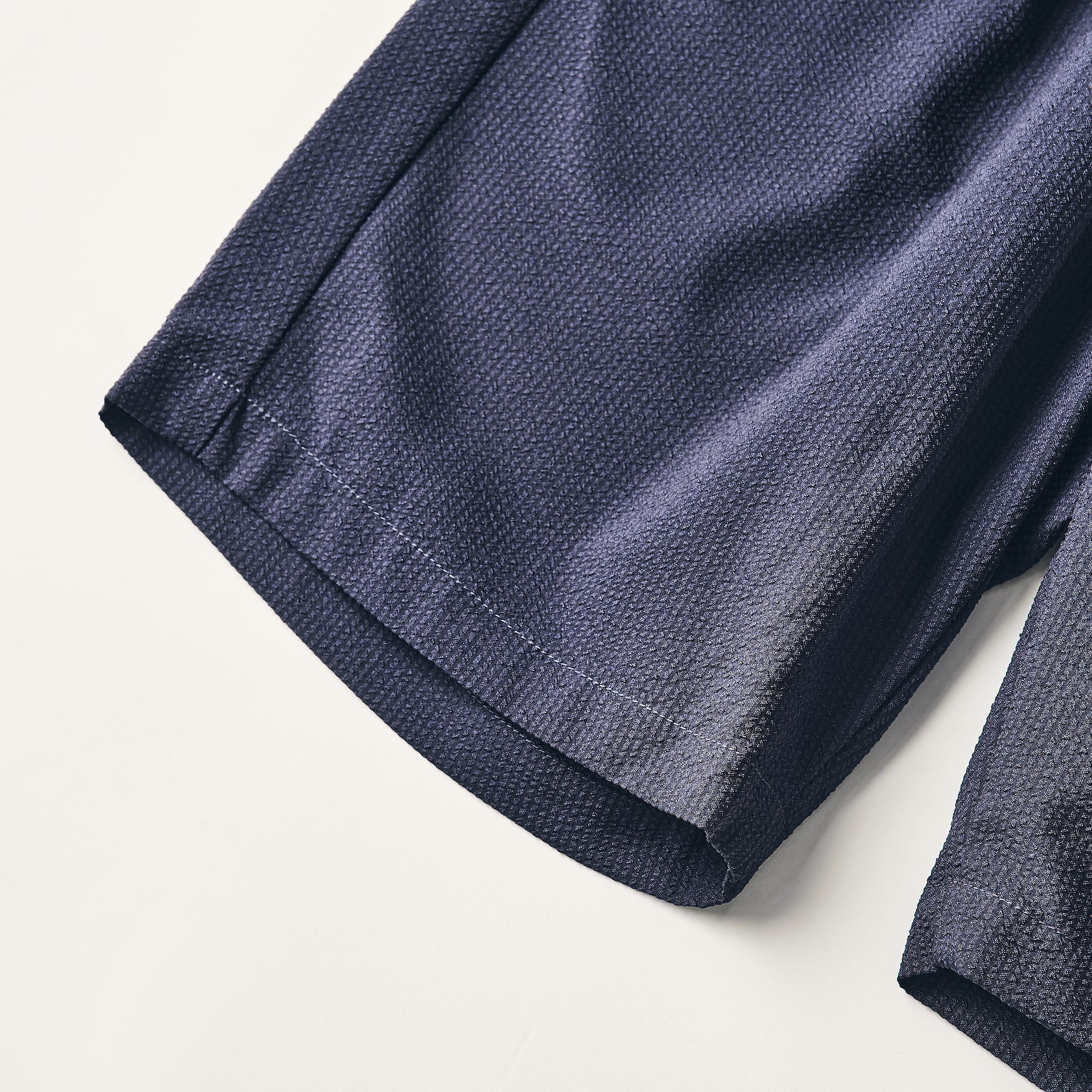 #3315S-PSN E-Z Lax 4 Shorts : poly seersucker navy