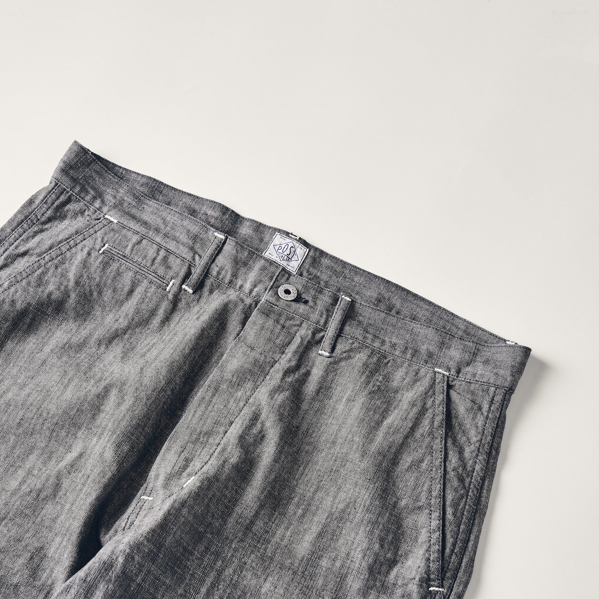 #3316-SD De Laware 3 : slub dungaree grey