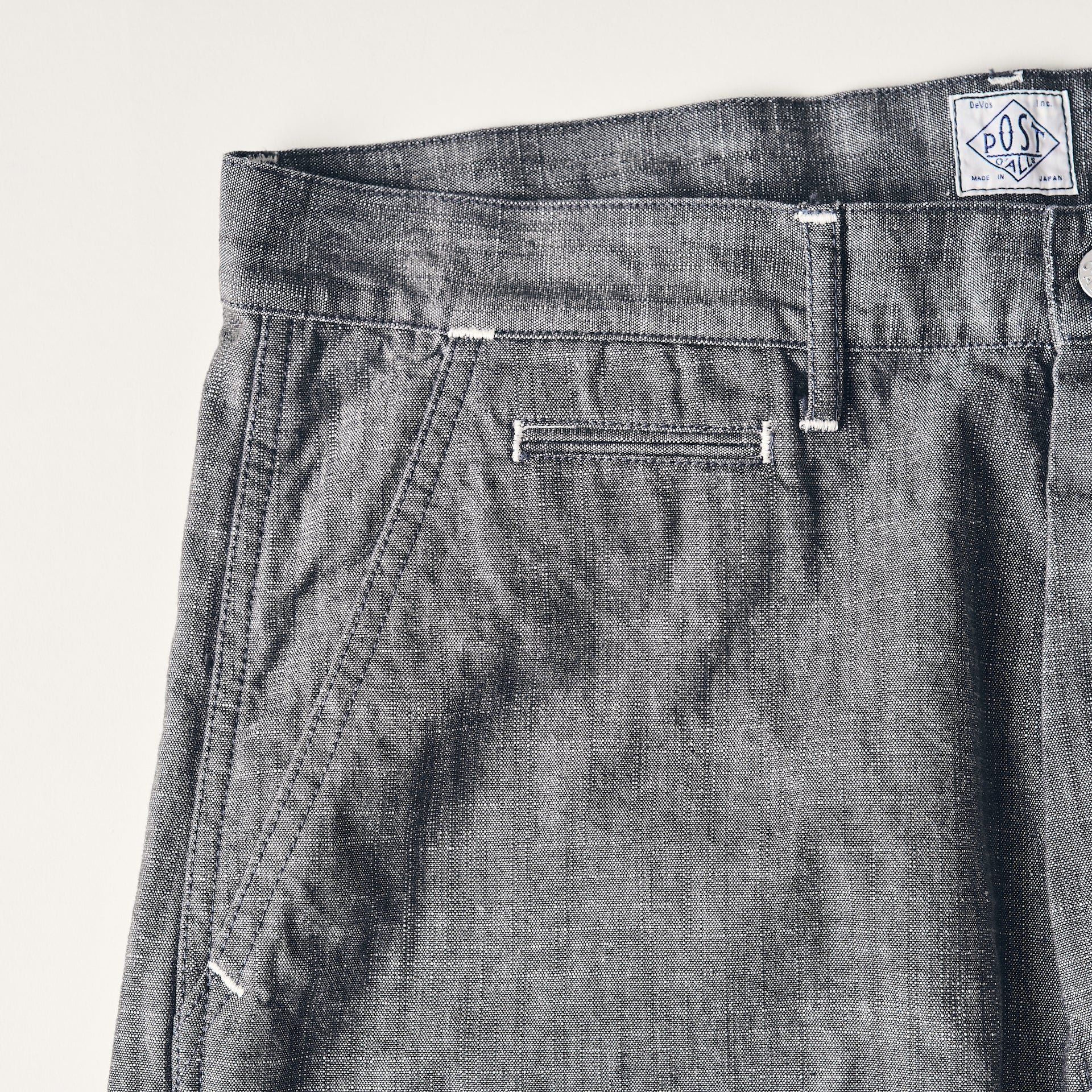#3316-SD De Laware 3 : slub dungaree grey