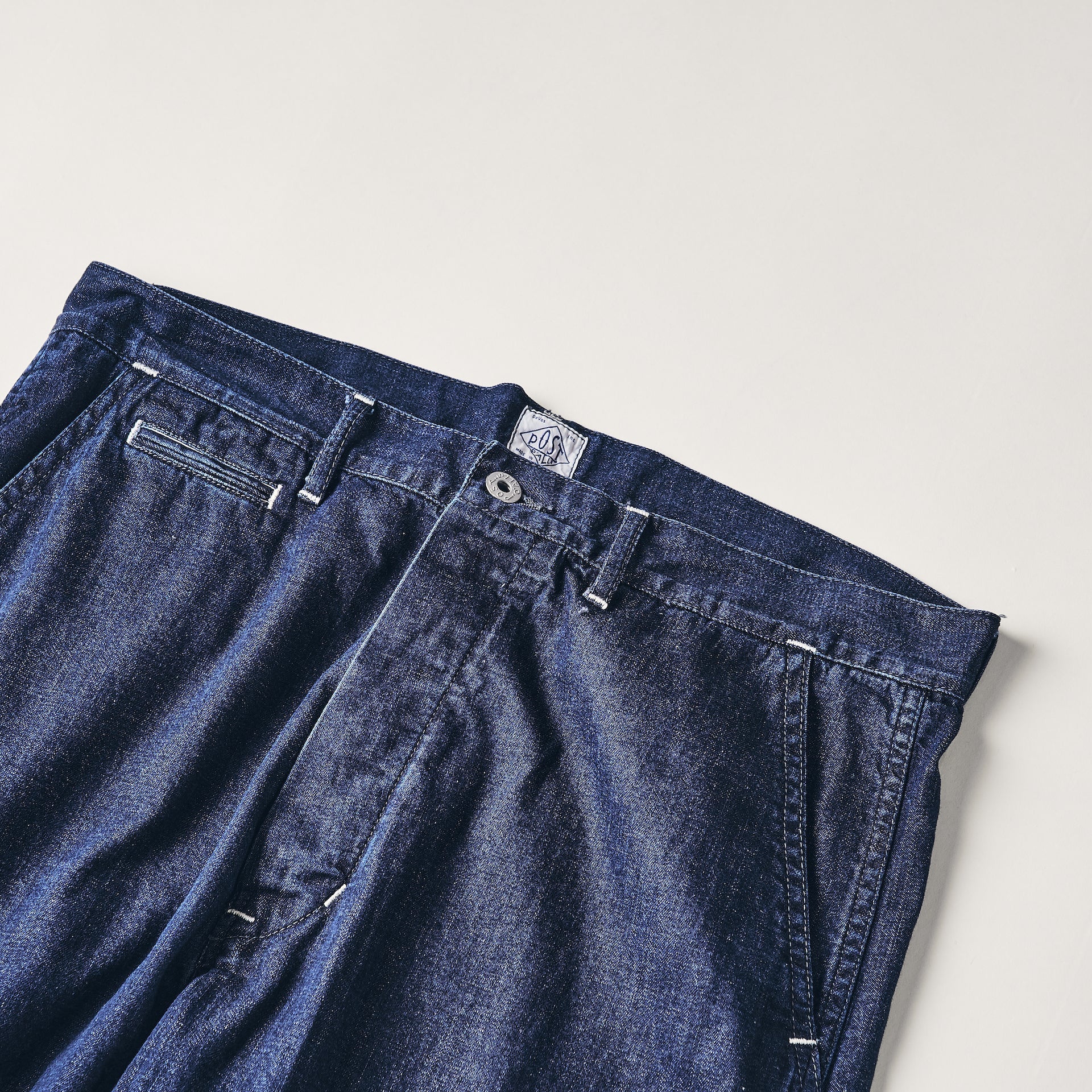 #3316-W8D De Laware 3 : 8 oz. vintage denim indigo (deep washed)